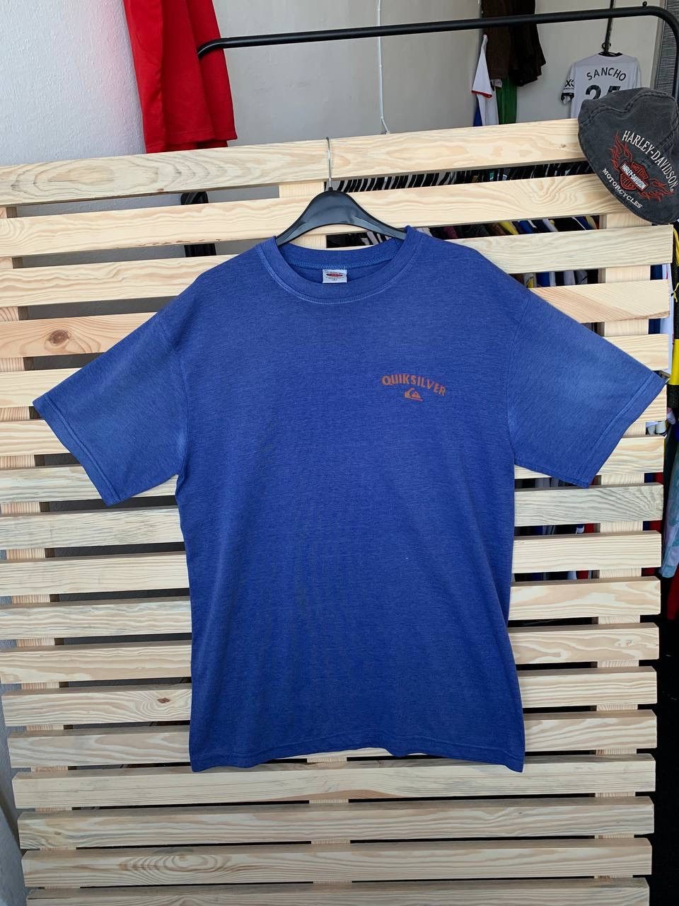 Quiksilver × Vintage Quiksilver Vintage Tee Baggy Fit Center Logo Print Size US L / EU 52-54 / 3 - 4 Thumbnail