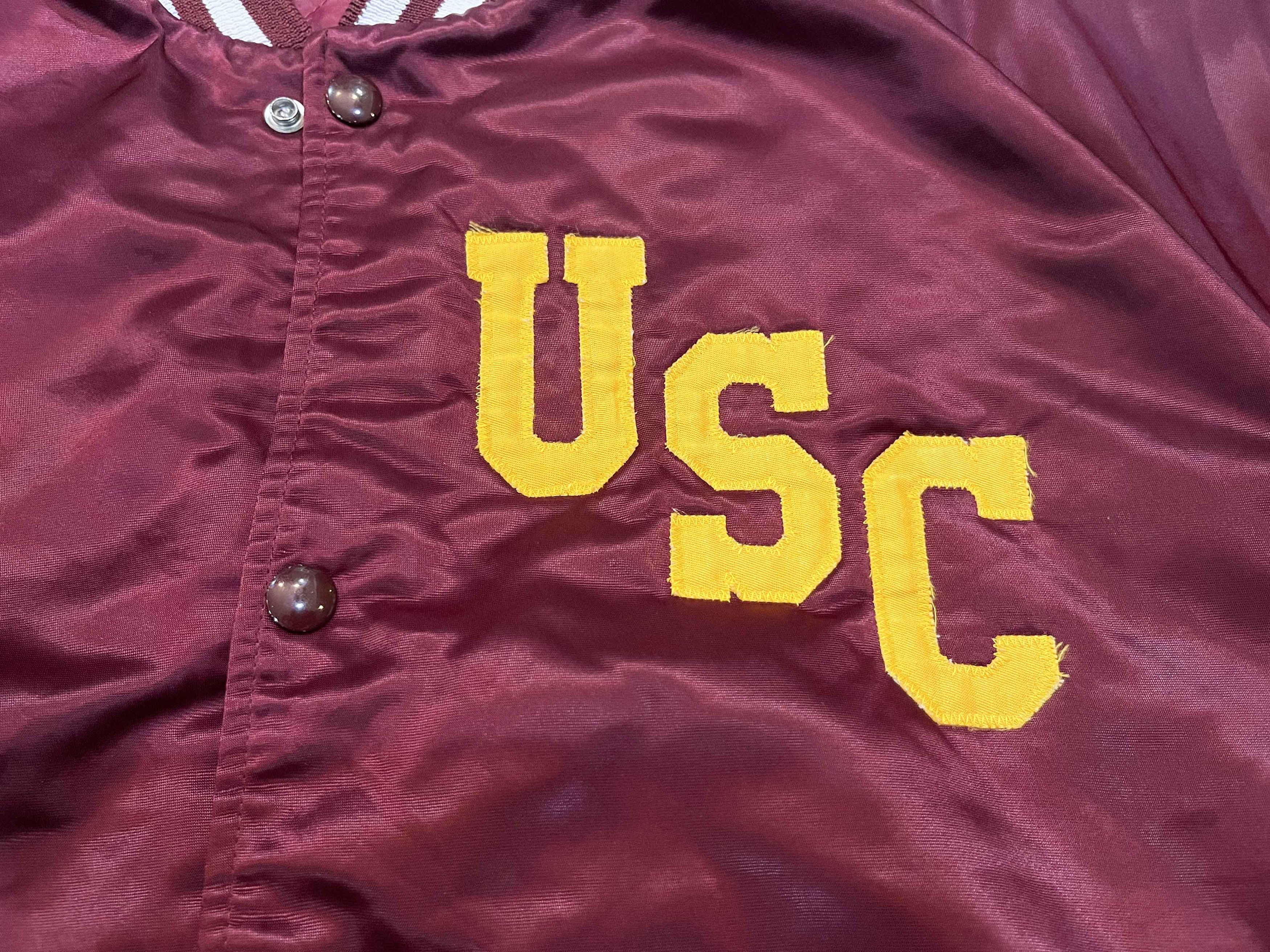 Chalk Line × NCAA × Vintage Vintage Chalk Line USC Trojans Bomber Jacket Size US L / EU 52-54 / 3 - 2 Thumbnail