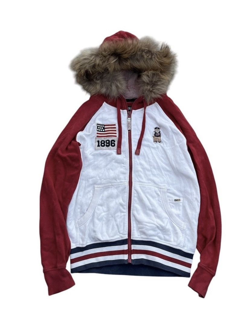 American Apparel × Japanese Brand × Polo Ralph Lauren JAPANASE R ALTHETIC FUR HOODIE Size US M / EU 48-50 / 2 - 1 Thumbnail