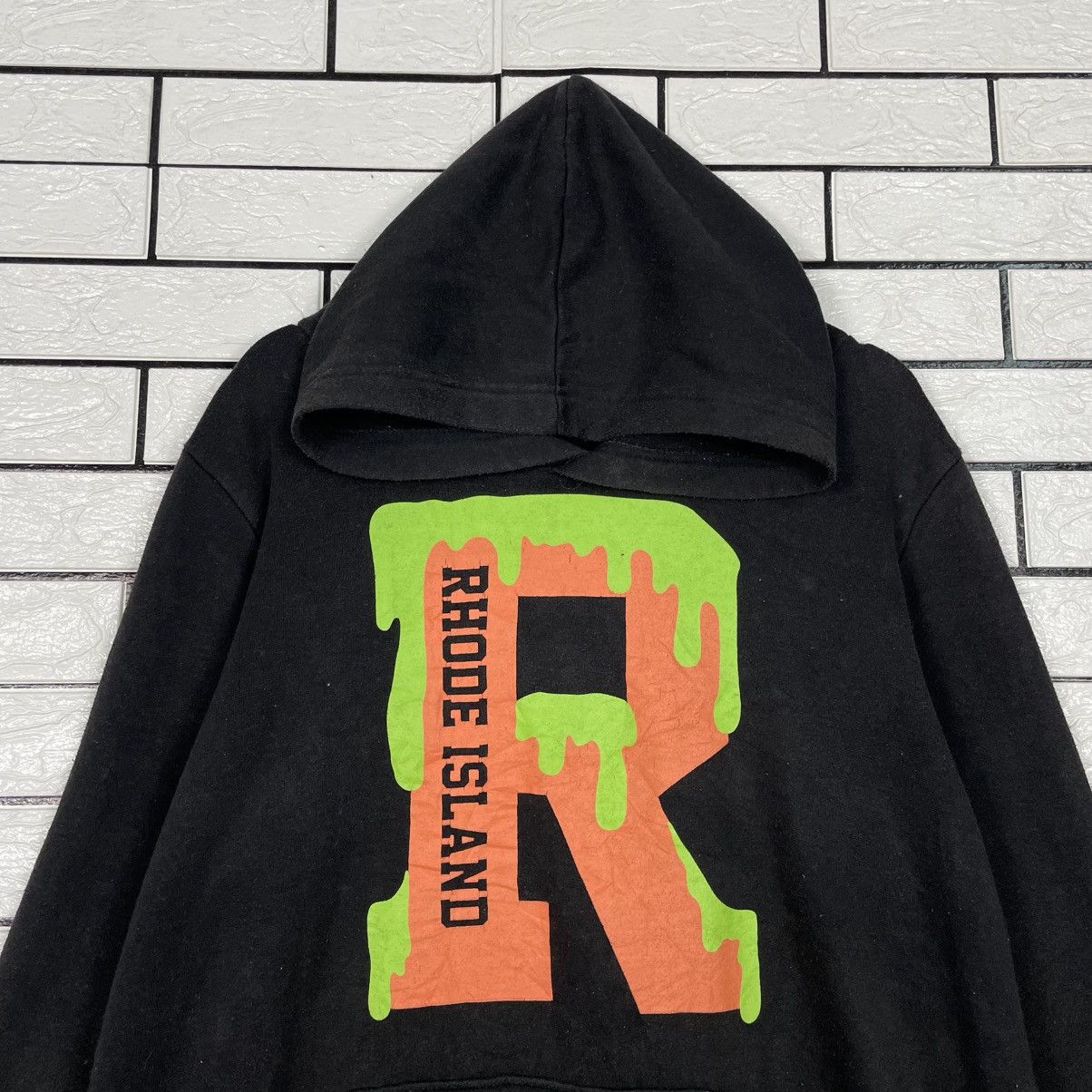 Japanese Brand Rhode Island Big Logo Pullover Hoodie Size US L / EU 52-54 / 3 - 2 Thumbnail