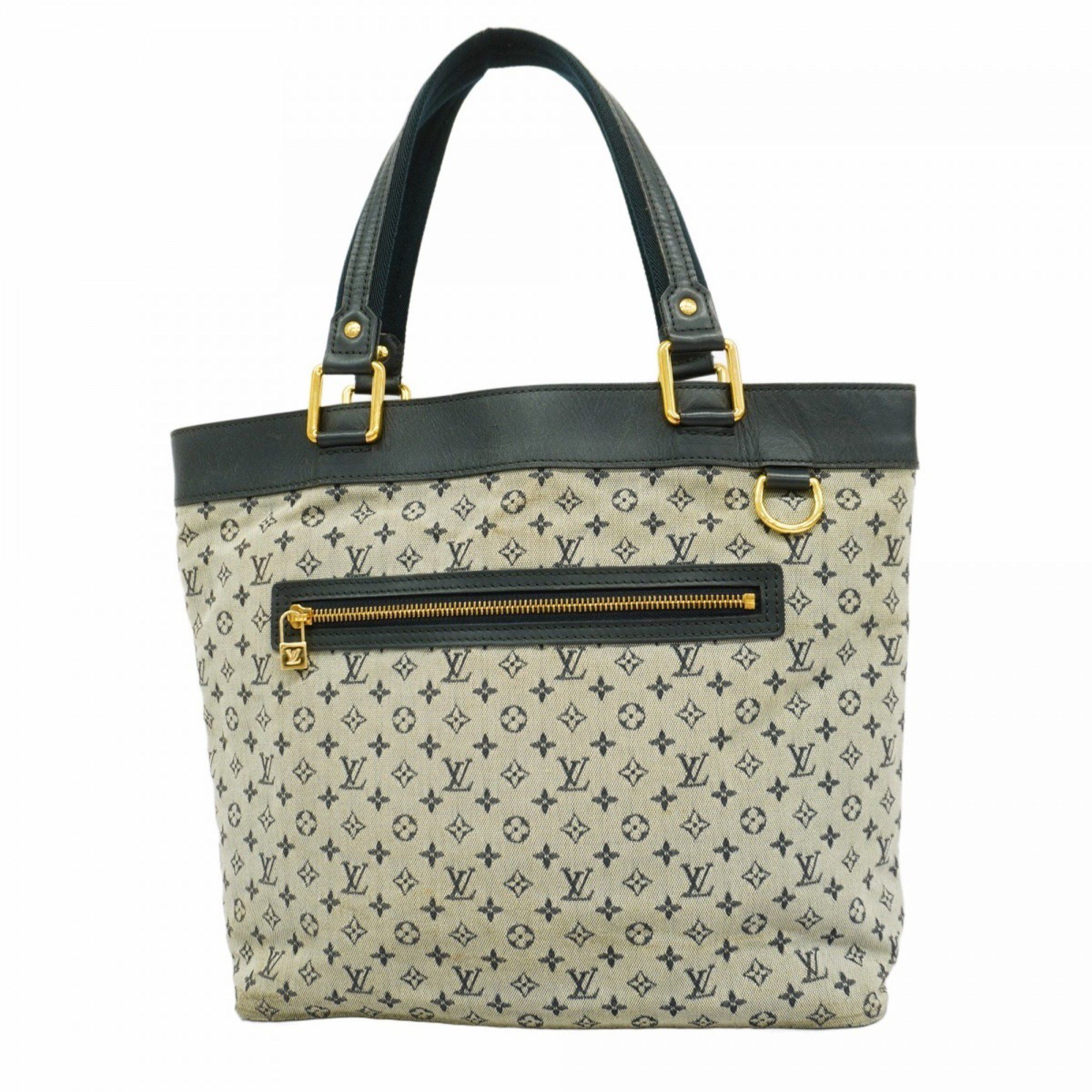 Louis Vuitton Tote Bag Monogram Mini Lucille Gm M92675 Blue Women's