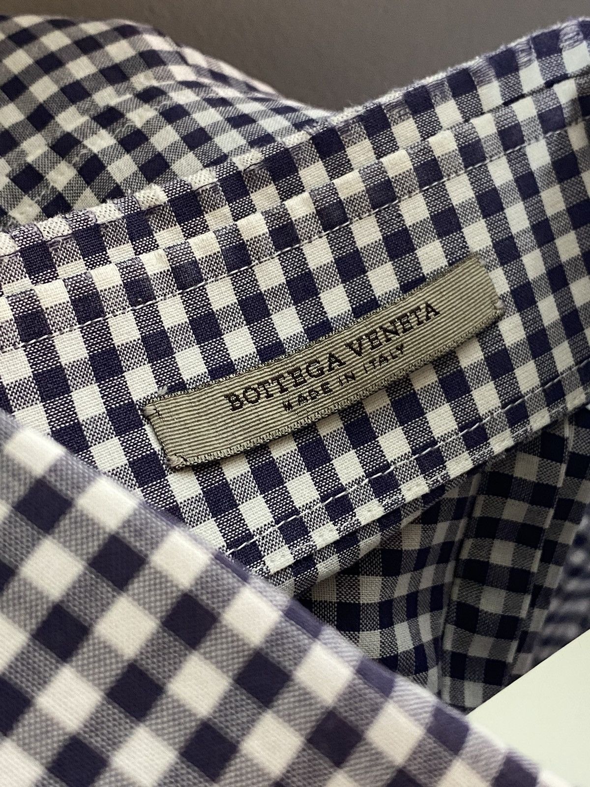Bottega Veneta Bottega Veneta long sleeve checked shirt Size US L / EU 52-54 / 3 - 14 Thumbnail