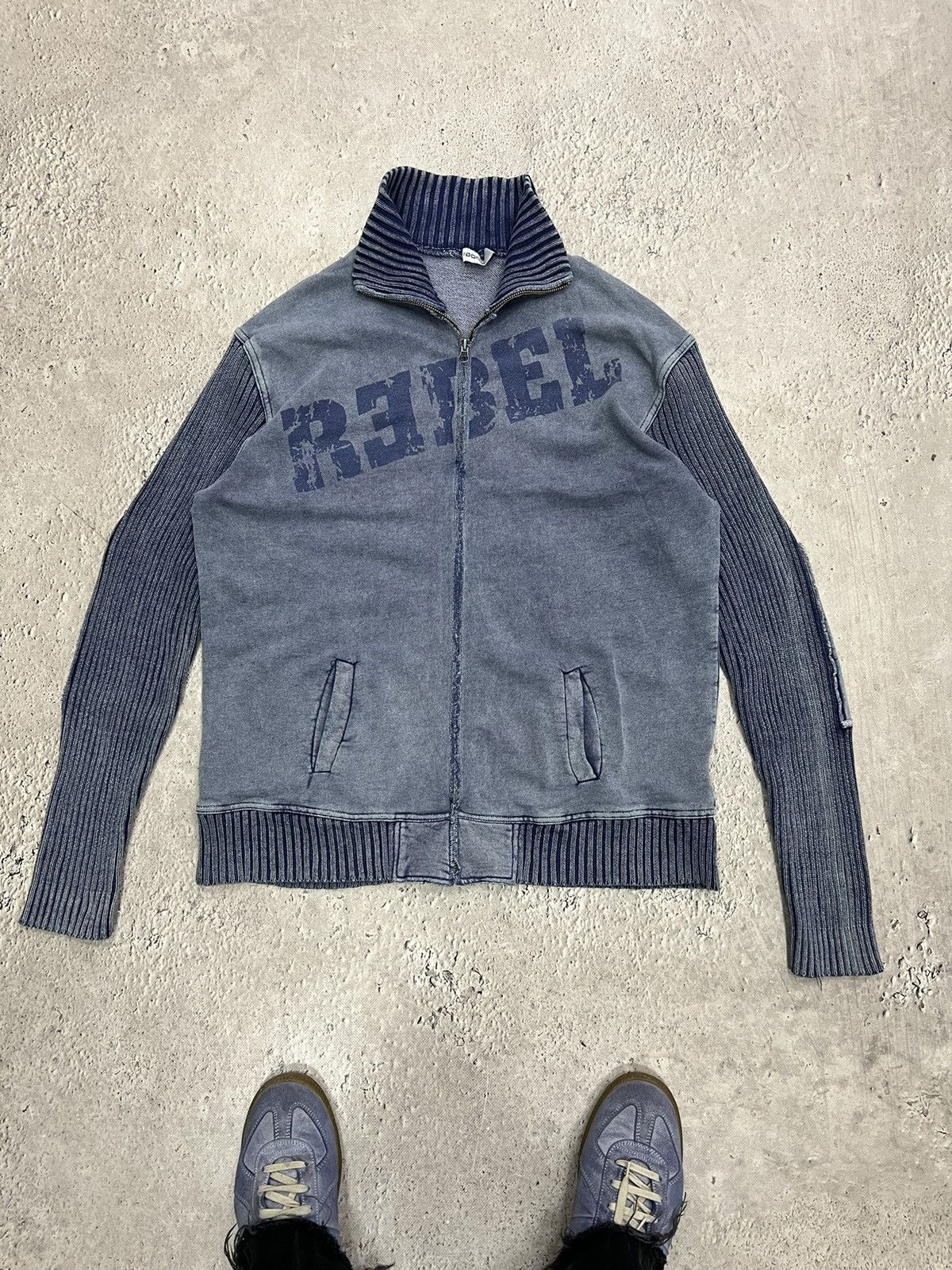 Hysteric Glamour × Japanese Brand VINTAGE Y2K Seditionaries Knitted Print 777 Stylish Sweater Size US L / EU 52-54 / 3 - 1 Thumbnail