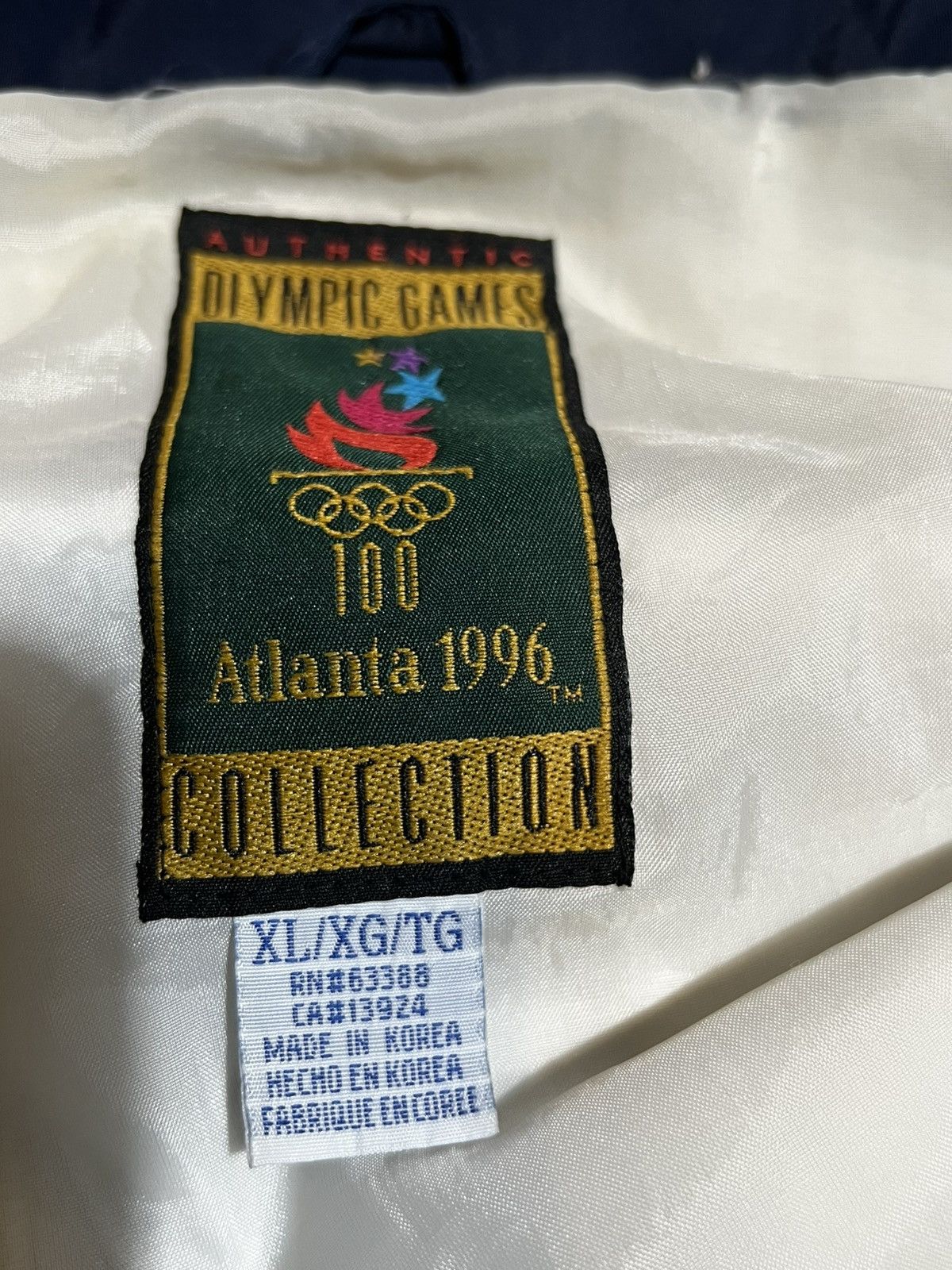 USA Olympics 1996 USA OLYMPIC WINDBREAKER Size US XL / EU 56 / 4 - 12 Thumbnail