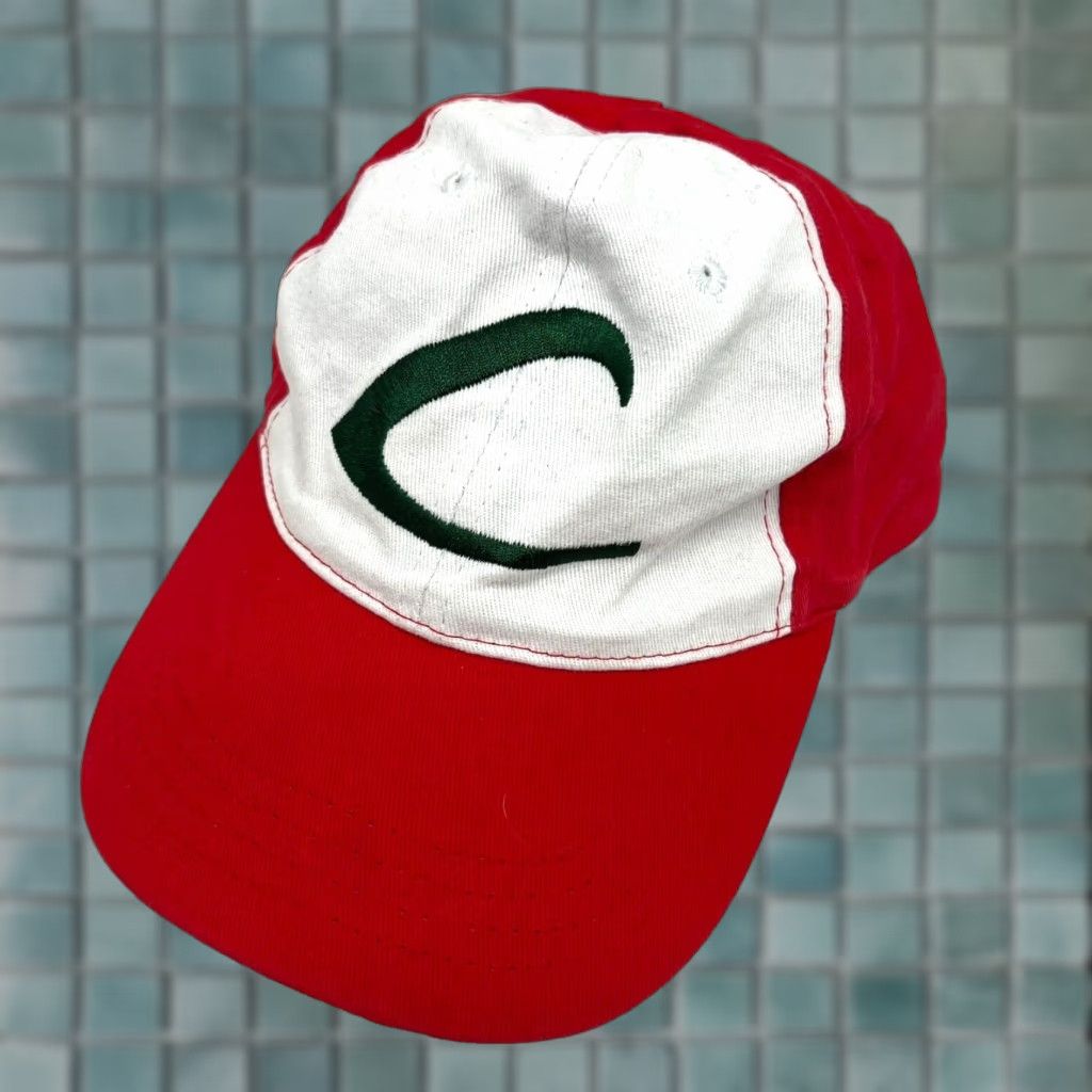 Vintage Pokémon Hat Baseball Cap Strapback Ash Ketchum Logo Trainer Catcher 90s Anime Cartoon Unisex Adults Red One Size Vintage Cap Hat Size ONE SIZE - 1 Thumbnail