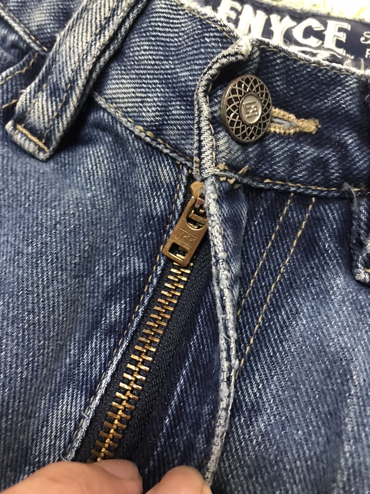 Japanese Brand × Vintage Vintage Enyce Super Baggy Distressed Denim Jeans Size US 30 / EU 46 - 5 Thumbnail