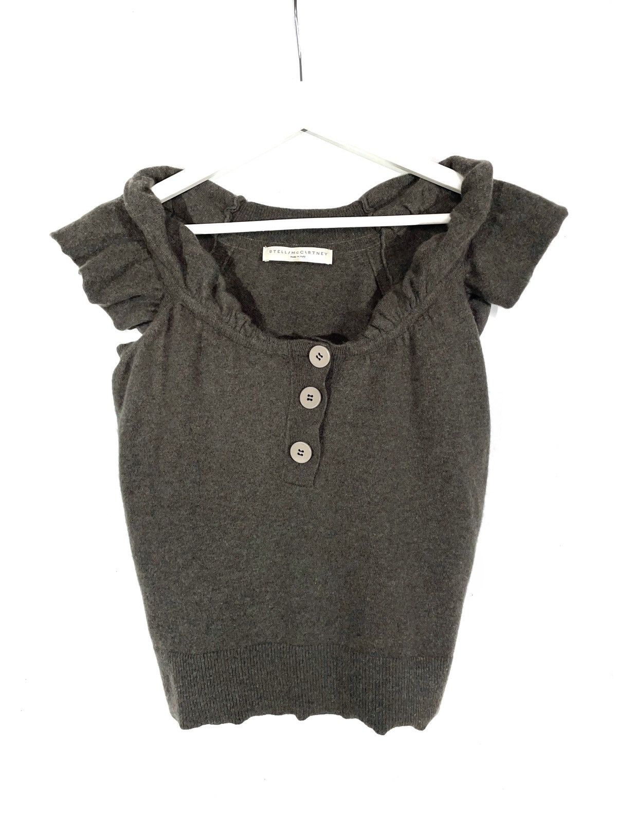 Stella McCartney Stella McCartney Cashmere Wool T-Shirt Women Size 38/M Italy Size XS / US 0-2 / IT 36-38 - 1 Thumbnail
