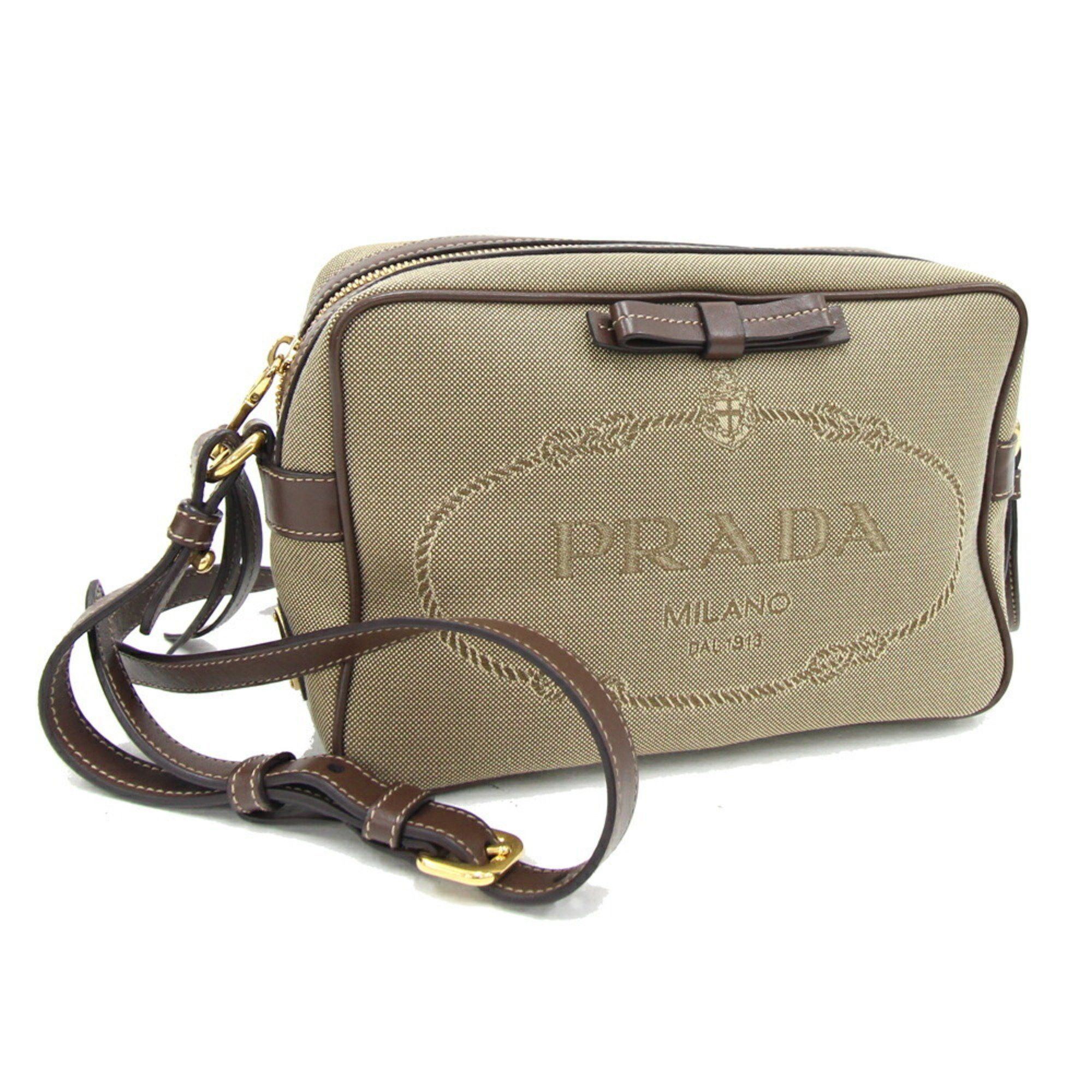 Prada Logo Jacquard shoulder