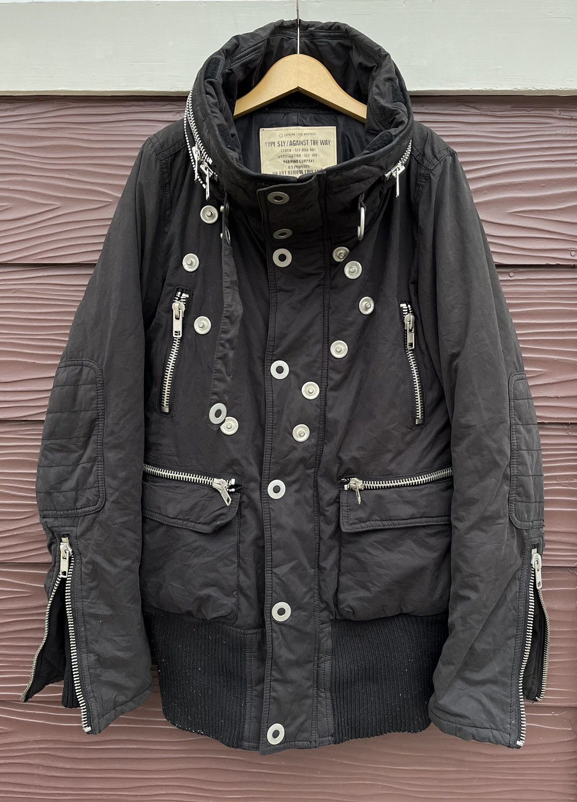 SLY 00ss Rare SLY Bono Bondage Punk Jacket LGB Style Size US M / EU 48-50 / 2 - 1 Thumbnail