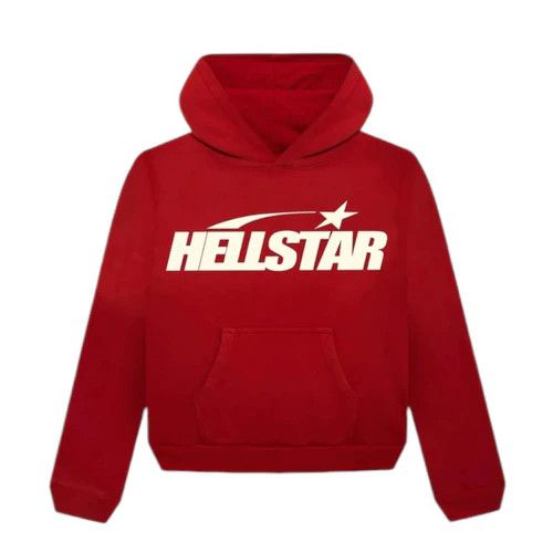 Hellstar Hoodie Red | Grailed