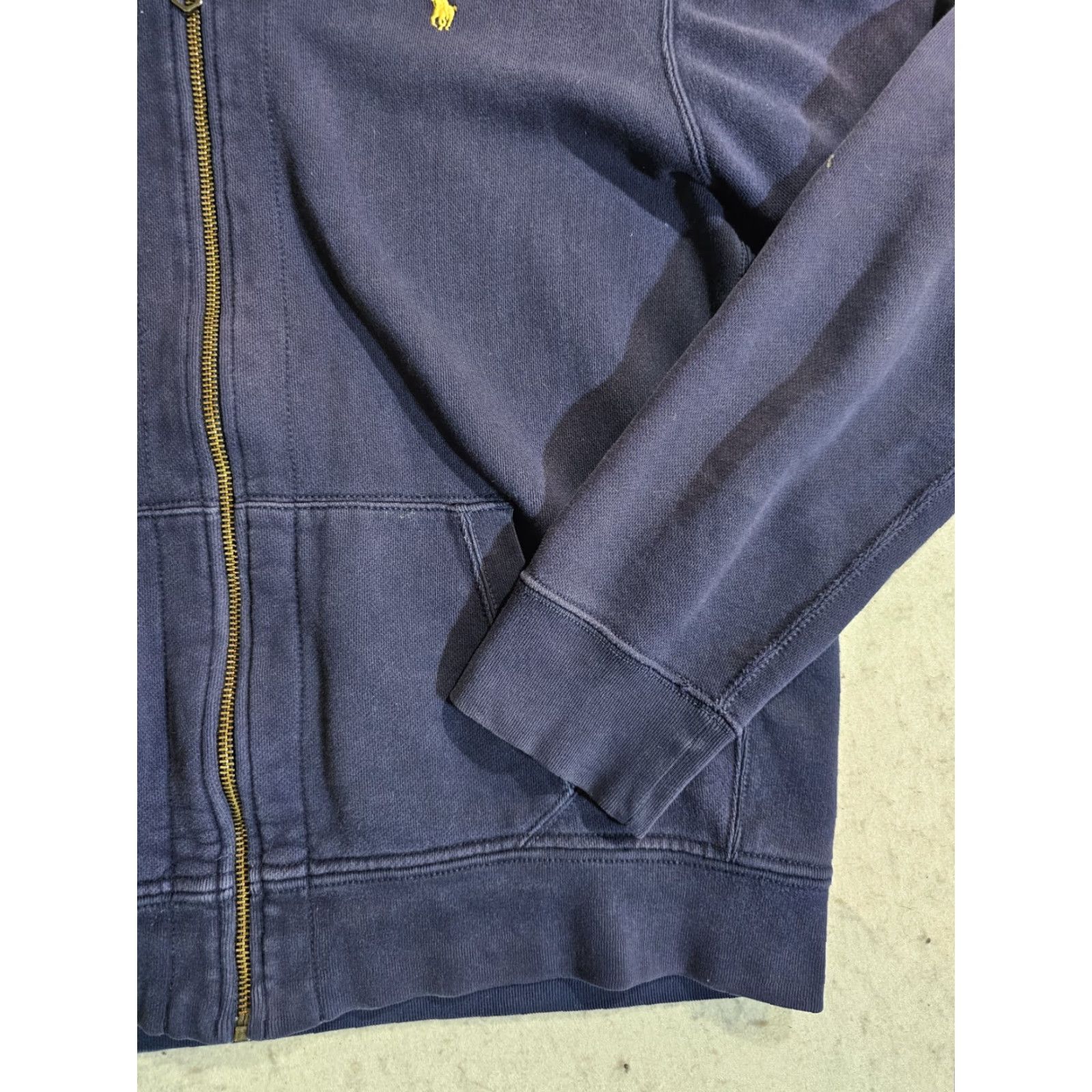 Polo Ralph Lauren VINTAGE Polo Ralph Lauren Full Zip Hooded Sweatshirt Jacket Blue Mens XXL Size Hoodie Shirt Men Medium? Size US XXL / EU 58 / 5 - 6 Thumbnail