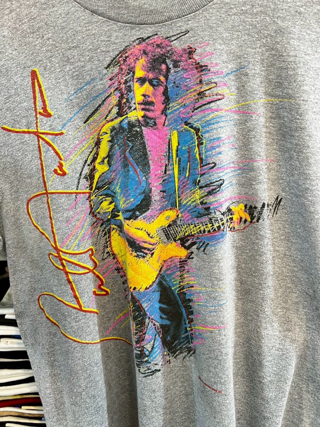 Band Tees Carlos Santana 1986’s vintage tee Size US M / EU 48-50 / 2 - 7 Thumbnail