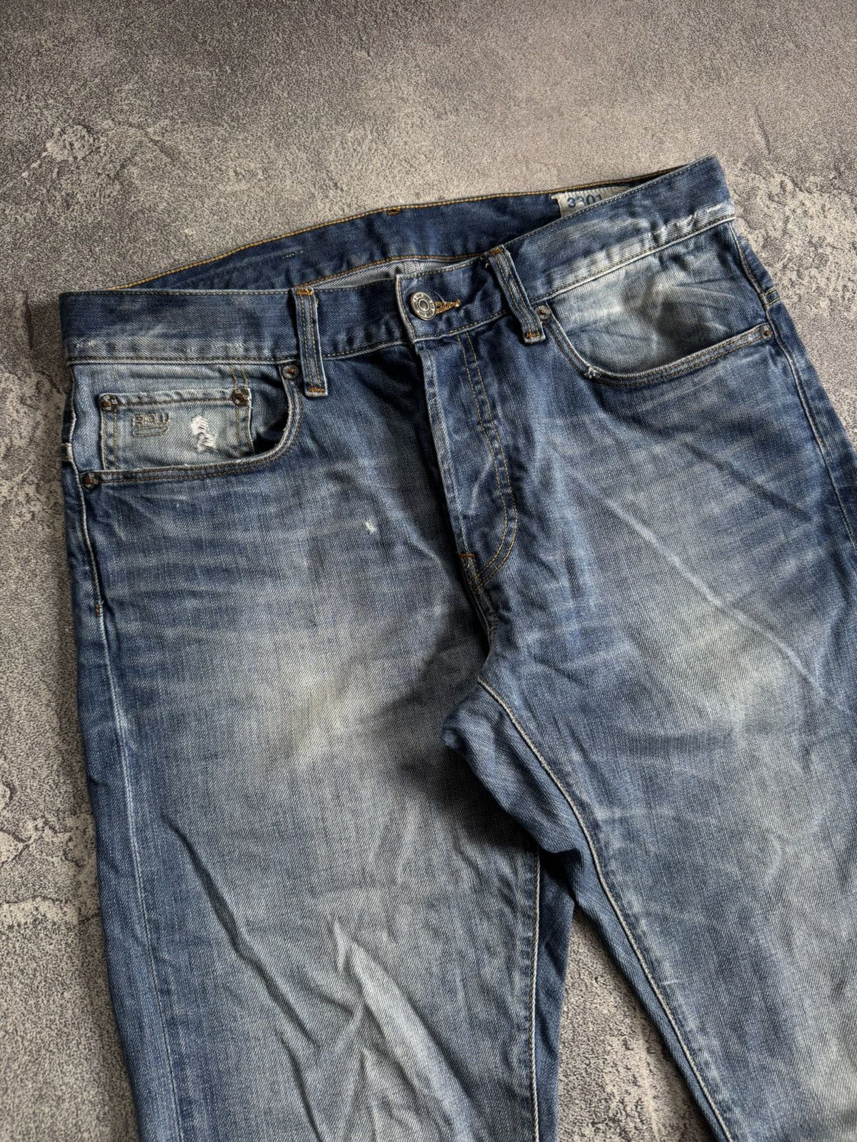 G-Star G star raw 33/32 3301 slim denim pants jeans trousers 👖 Y2K Size US 33 - 9 Thumbnail