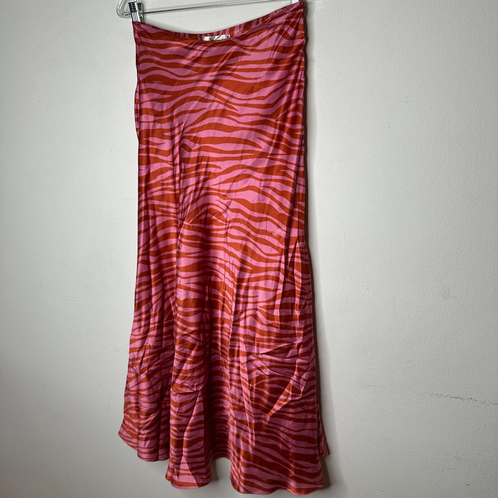 Other Monika Rust Orange Pink Patti Animal Print Maxi Skirt XS Size 26" / US 2 / IT 38 - 3 Thumbnail