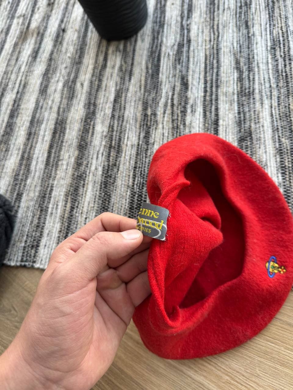 Vivienne Westwood VIVIENNE WESTWOOD BERET RED WOOMEN’S WOOL HAT LIMITEDEDITION Size ONE SIZE - 5 Thumbnail