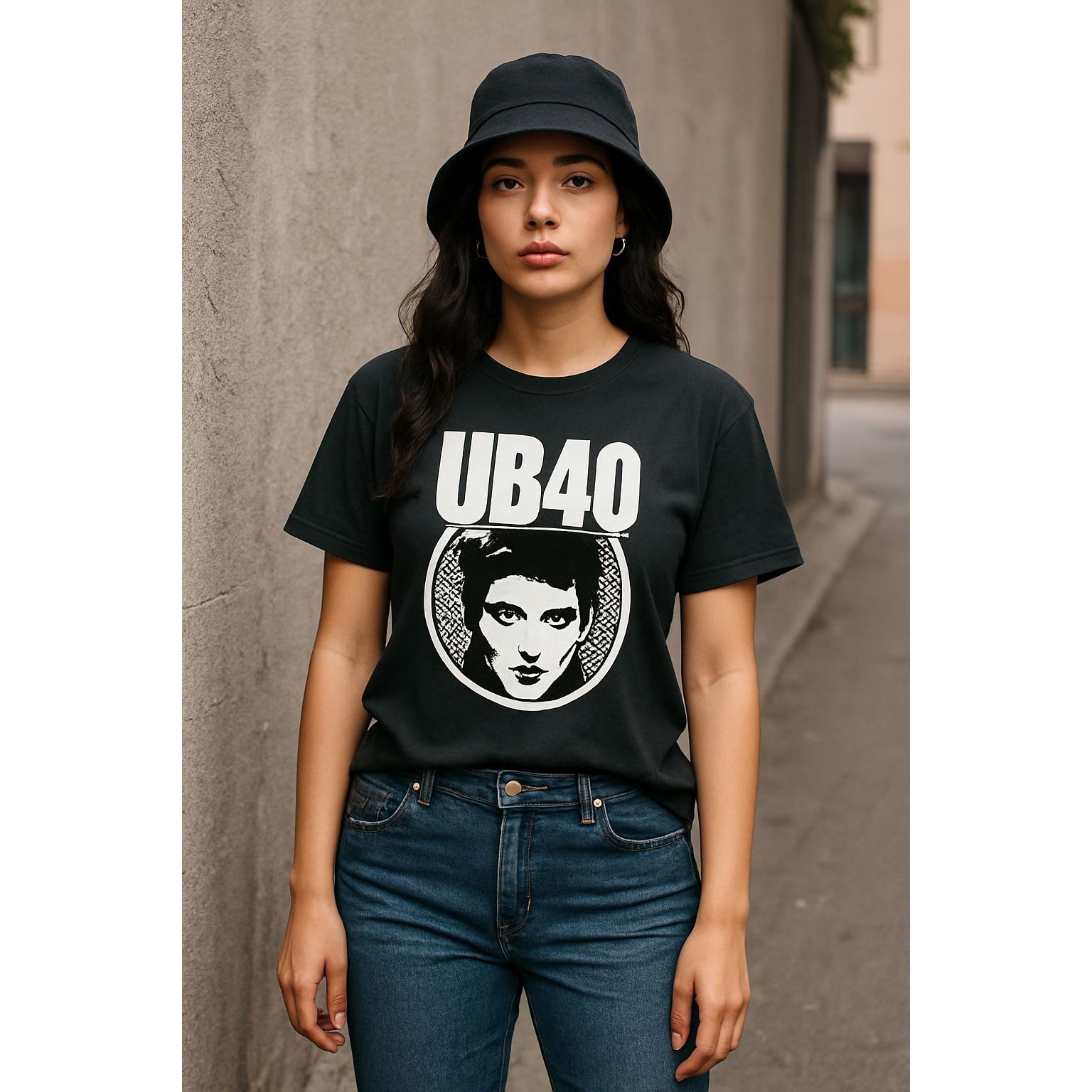 Other A4 David Bowie UB40 UB40 Retro Graphic Black Band Tee Vintag Size US XL / EU 56 / 4 - 3 Thumbnail