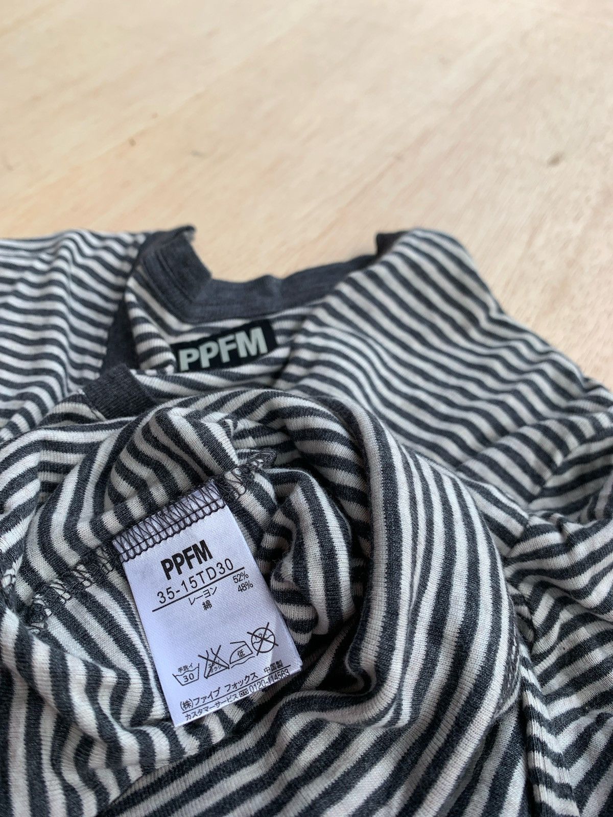 Hysteric Glamour Y2k PPFM Stripe Longslevee Size US M / EU 48-50 / 2 - 4 Thumbnail