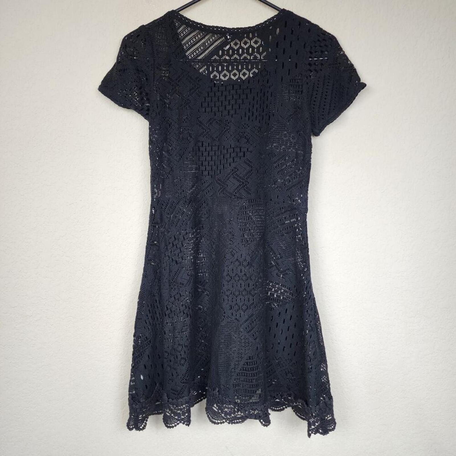 Free People Free People Sheer Goth Patchwork XS Dress Size XS / US 0-2 / IT 36-38 - 2 Thumbnail