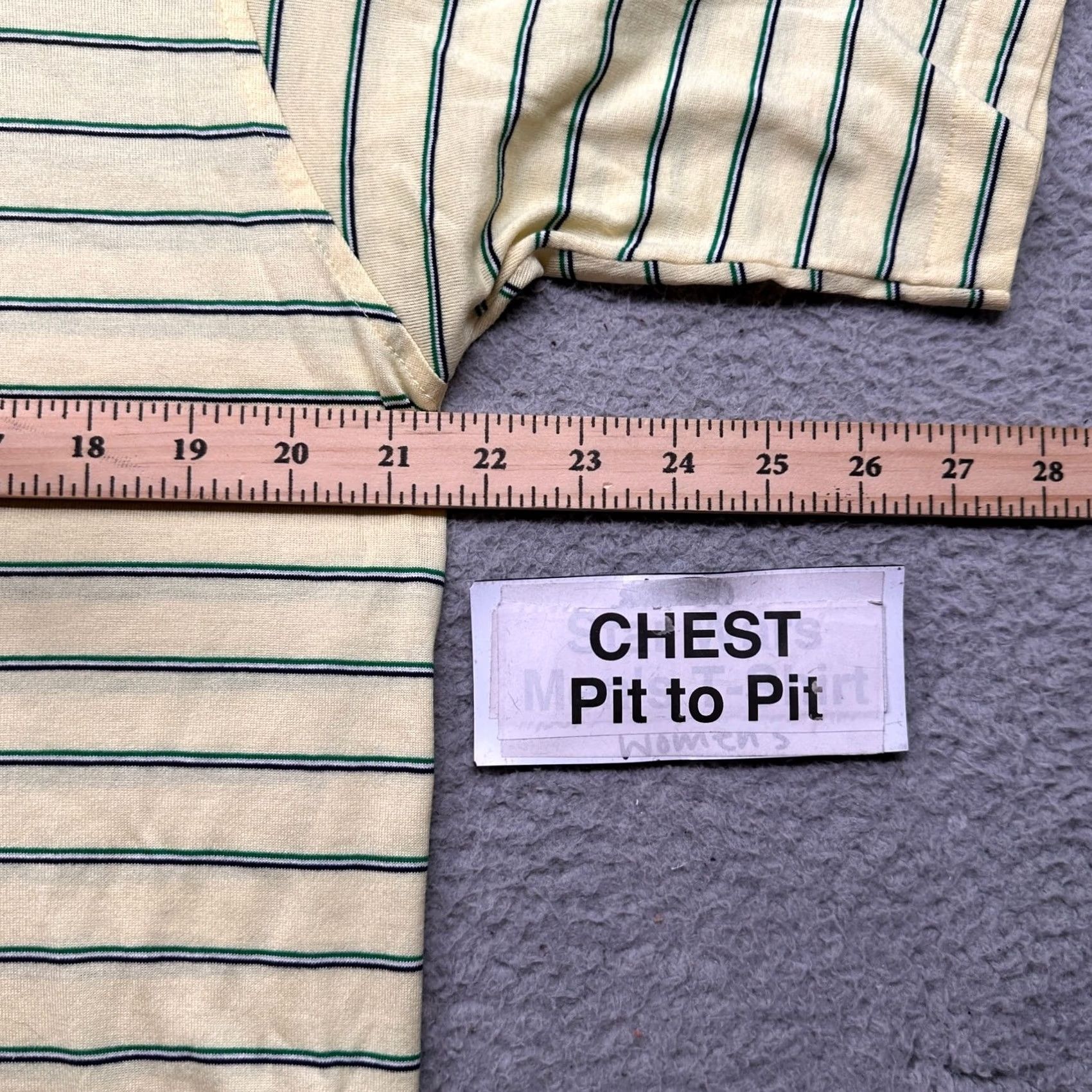 Vintage VINTAGE LL Bean Polo Shirt Mens XL Short Sleeve Striped Yellow Green 80s Size US XL / EU 56 / 4 - 4 Thumbnail