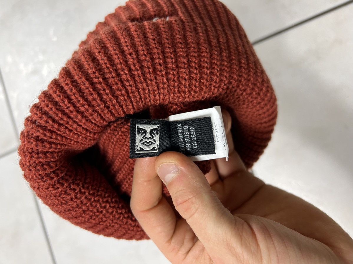 Obey Obey future beanie heavy knitted hat cap streetwear y2k logo Size ONE SIZE - 12 Thumbnail