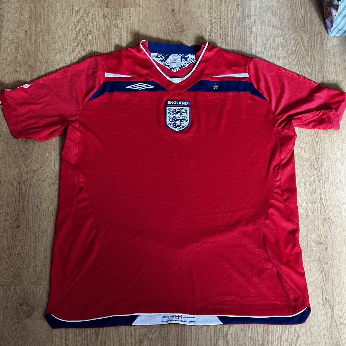 Umbro ENGLAND TEAM 2008/2010 FOOTBALL SOCCER JERSEY AWAY UMBRO Size US XXL / EU 58 / 5 - 1 Thumbnail