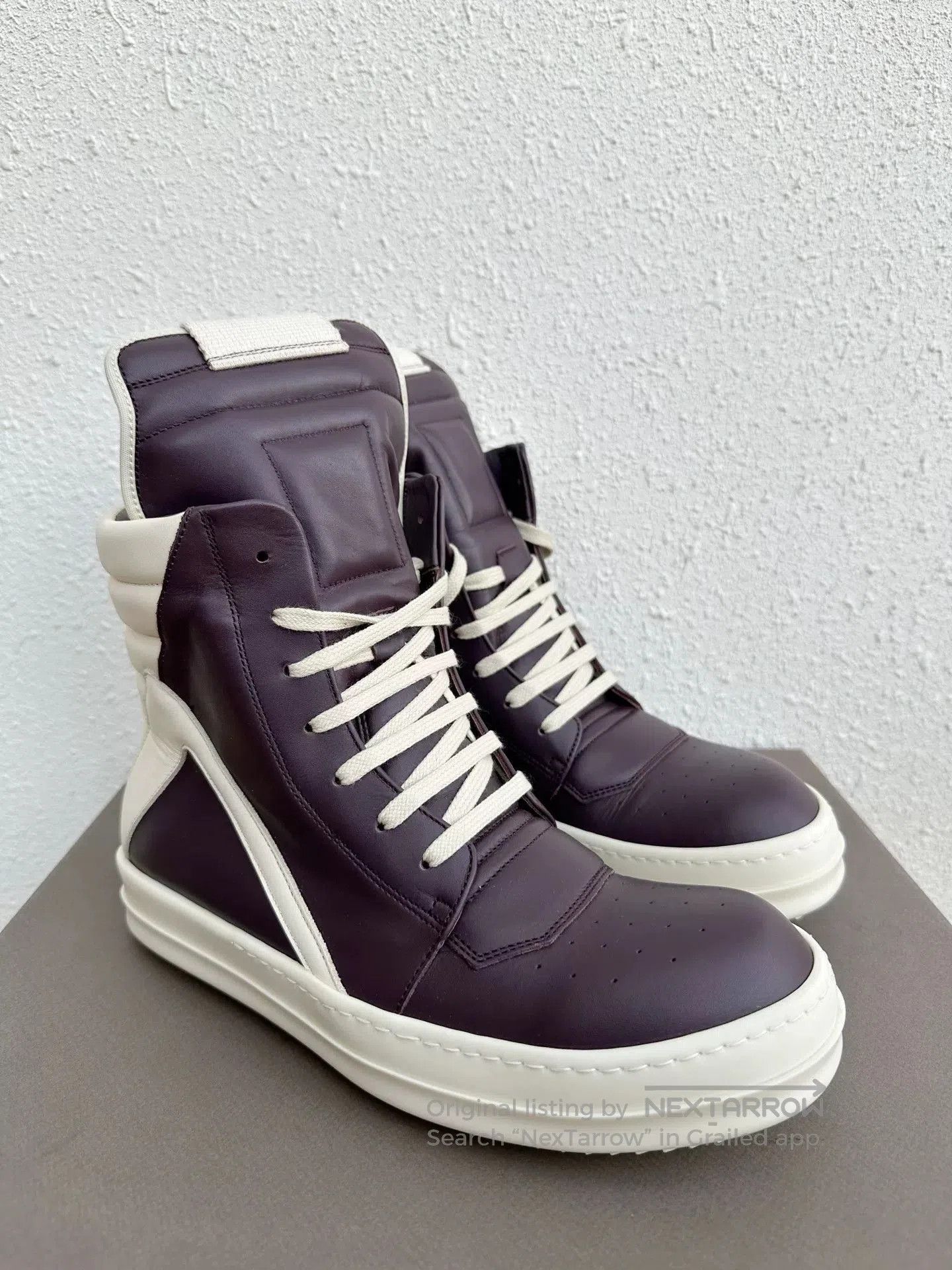 Rick Owens Rick Owens Inverted Triangle Purple White. Size US 6 / EU 39 - 3 Thumbnail