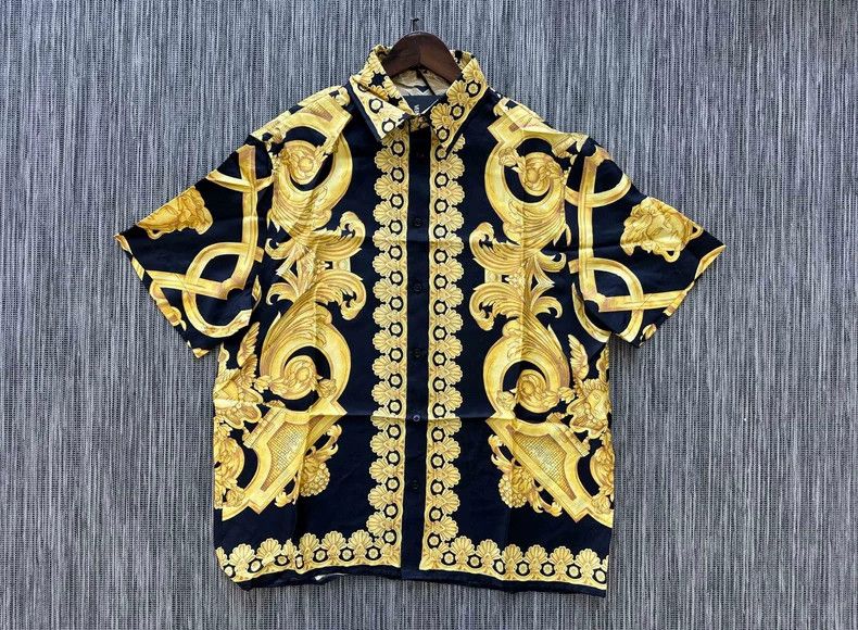 Versace Versace Silk shirt Size US M / EU 48-50 / 2 - 1 Thumbnail