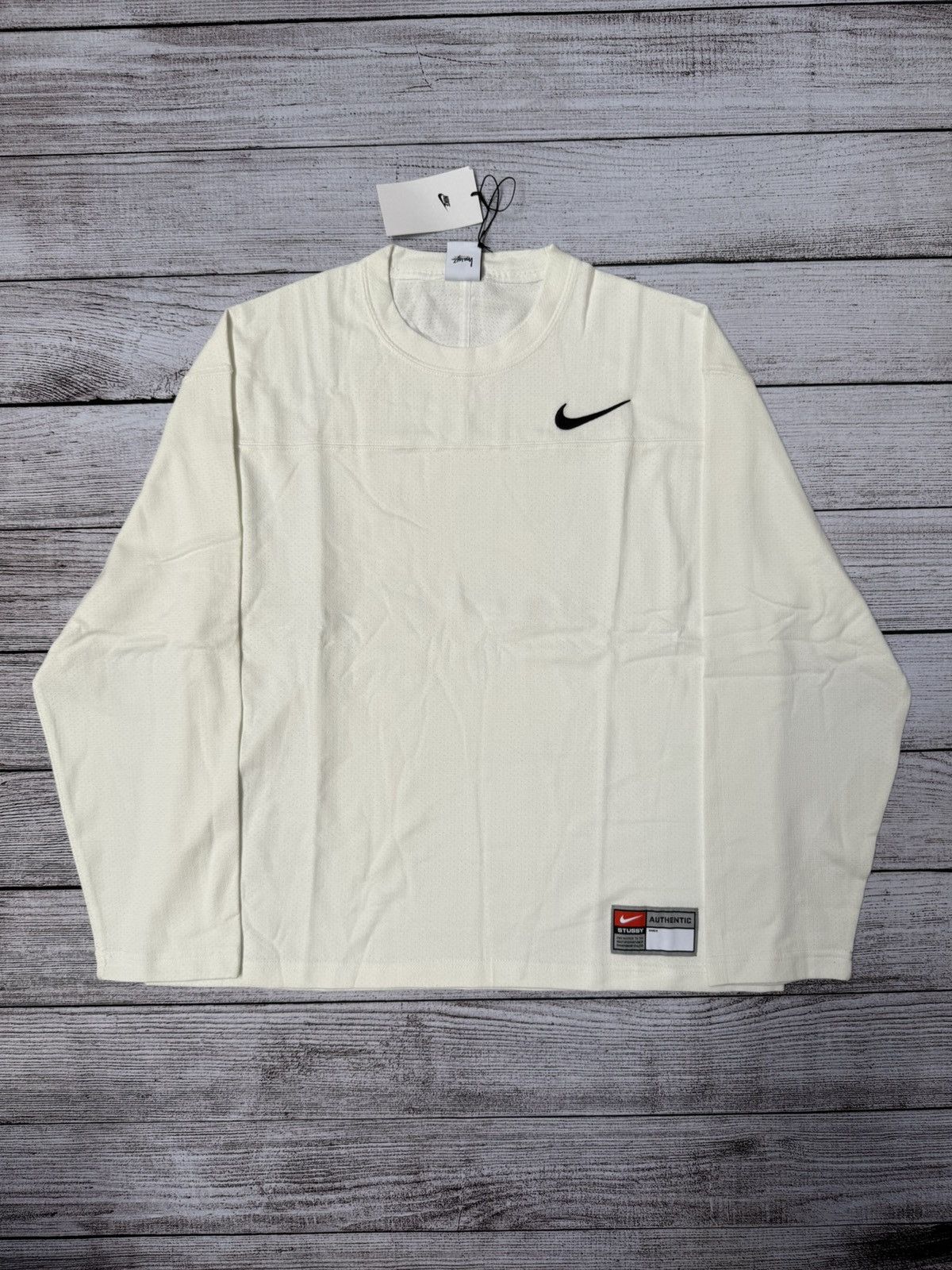 NEW Stussy x Nike Dri-FIT Mesh Jersey White Size S
