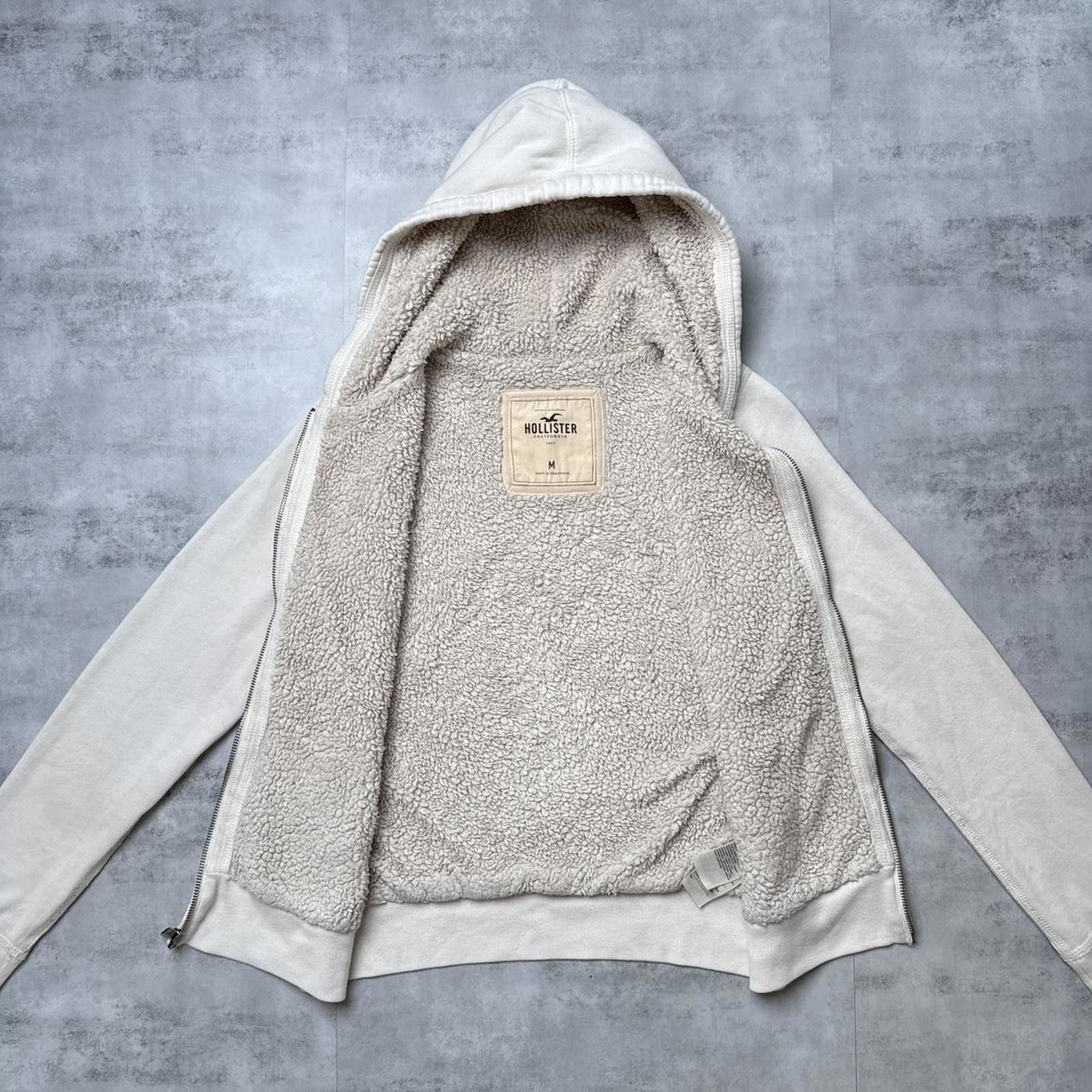 Other Y2K Hollister White Zip Up Jacket Size M / US 6-8 / IT 42-44 - 2 Thumbnail