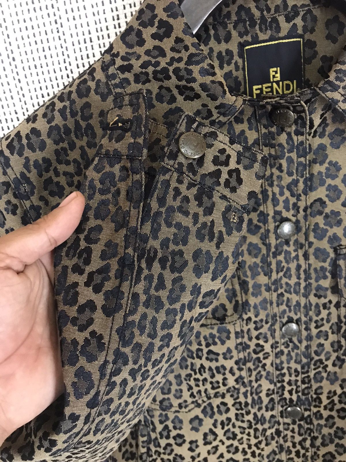 Fendi 🔥FENDI LEOPARD TRUCKER JACKET MADE IN ITALY VERY NICEDESIGN Size US M / EU 48-50 / 2 - 5 Thumbnail