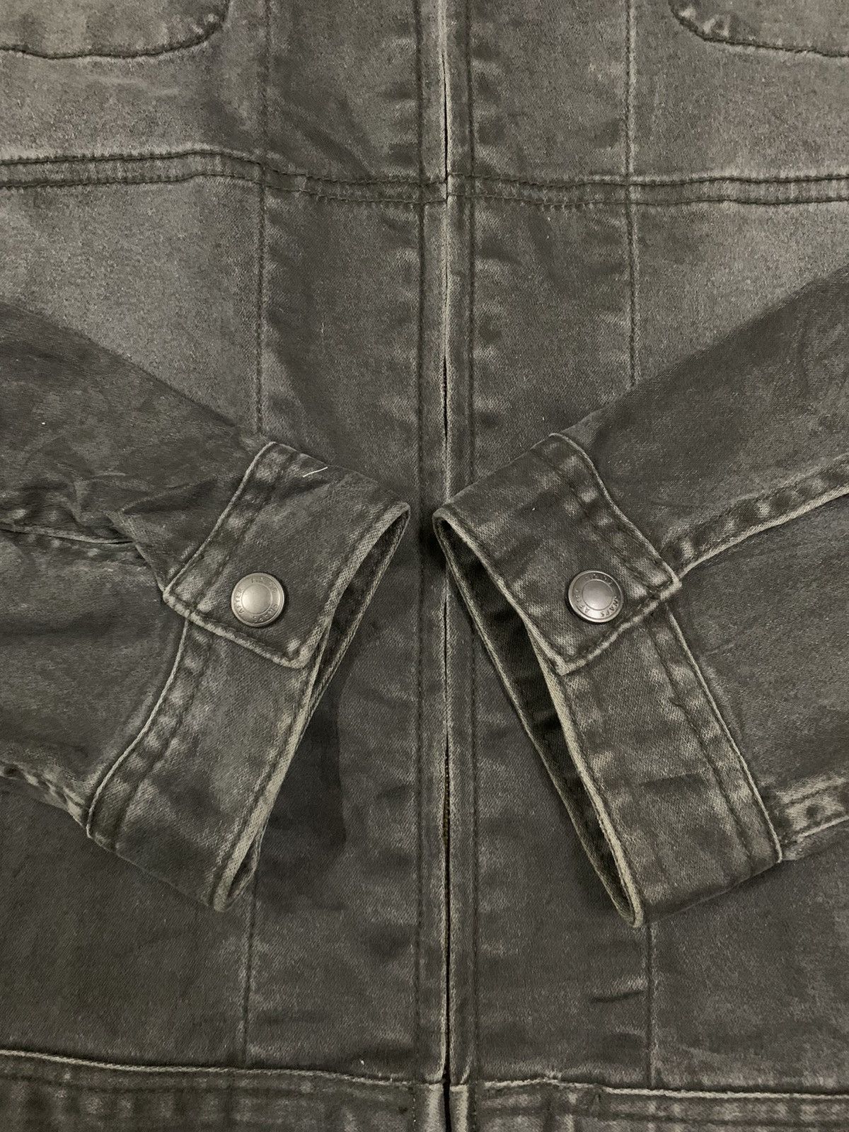 KMRii Vintage Japanese Brand Faded Canvas Biker-Punk Style Jacket Size US M / EU 48-50 / 2 - 11 Thumbnail