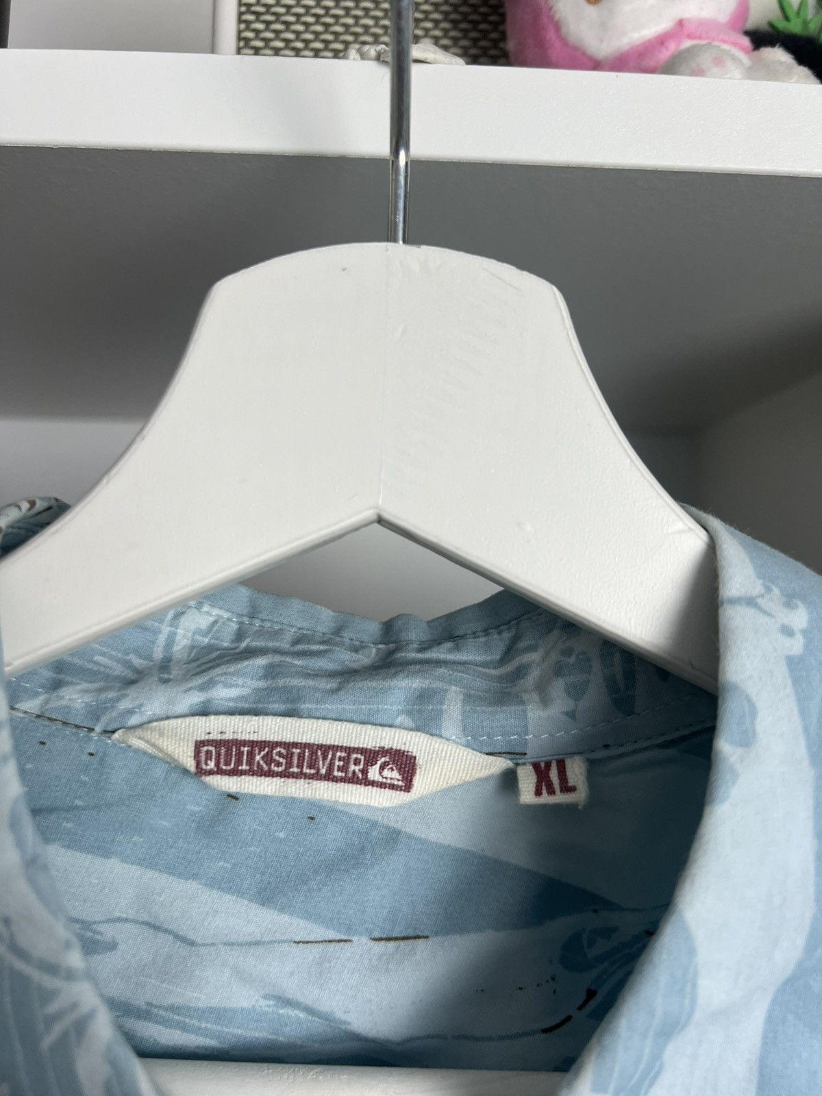 Quiksilver × Vintage Vintage Y2K boxy quicksilver floral print shirt XL skate 00s Size US XL / EU 56 / 4 - 4 Thumbnail