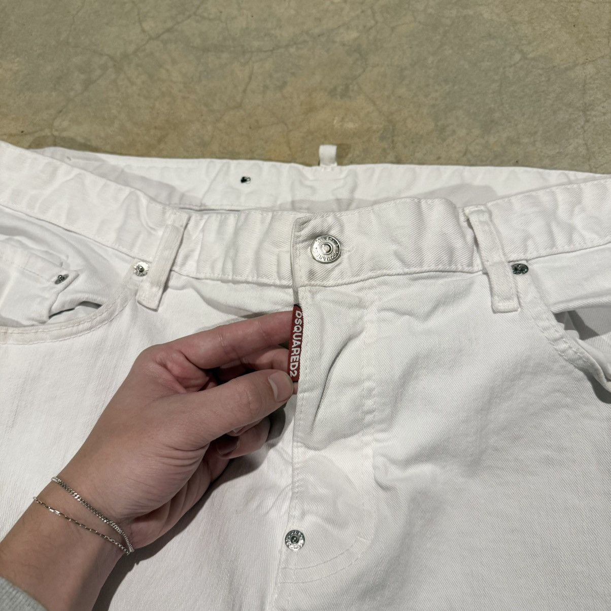 Dsquared2 Dsquared2 White Bull Cool Guy Logo Denim Jeans Size US 40 / EU 56 - 4 Thumbnail