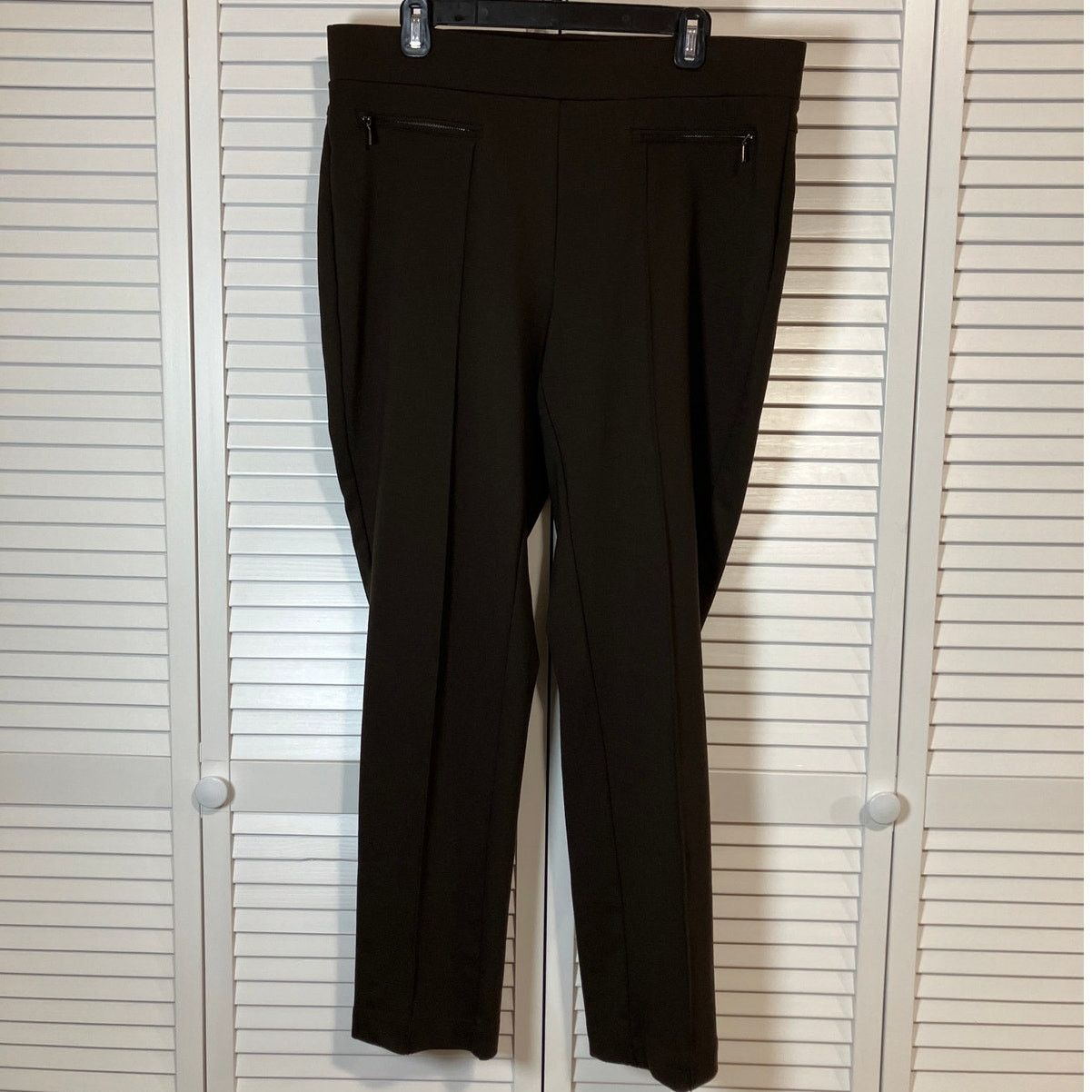 Other Rafaella Classic Brown Pleated Elastic Waist Pants 16 Size 38" / US 16 / IT 52 - 1 Thumbnail