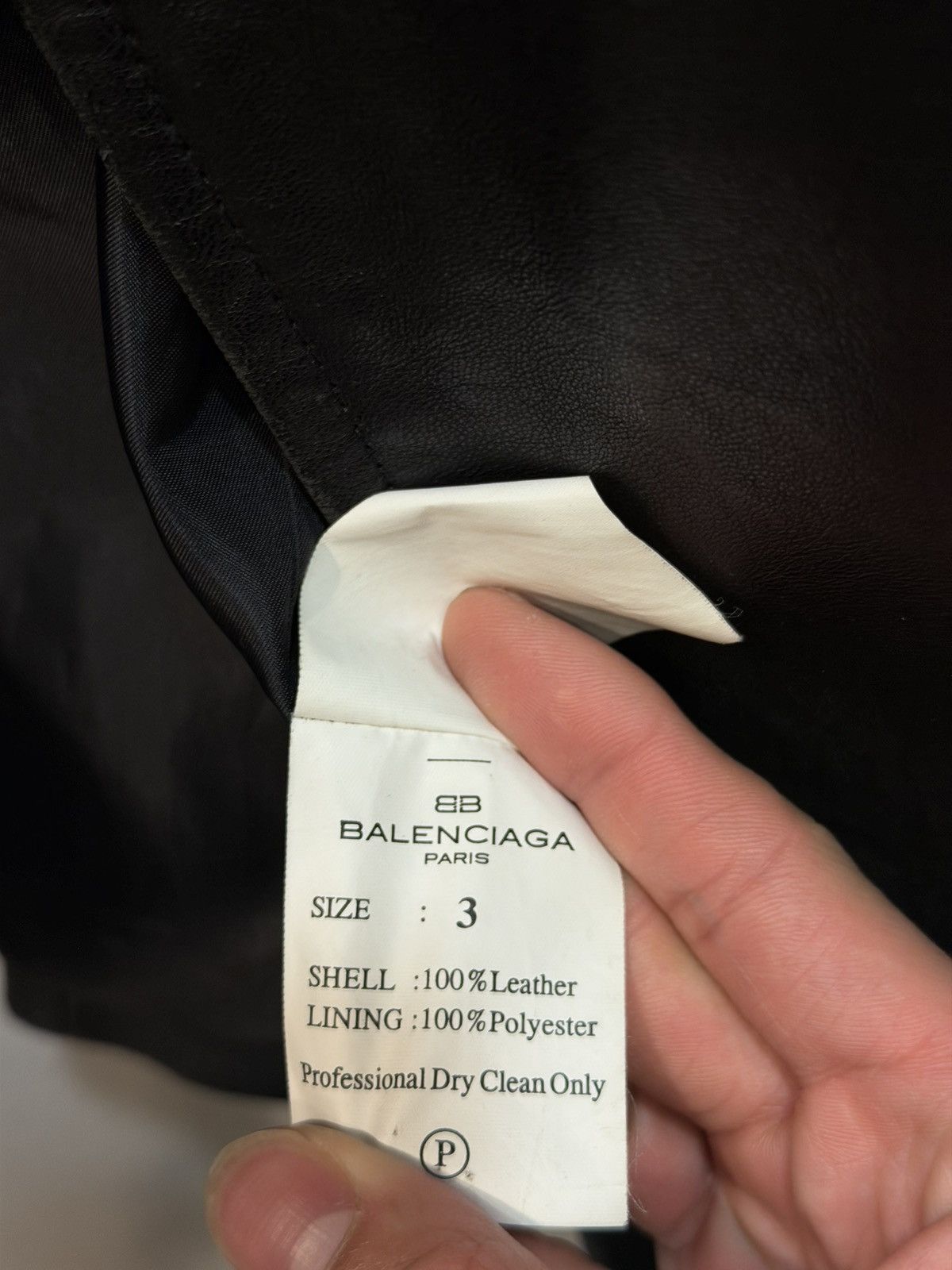 Balenciaga 90s Vintage Leather Zip Up Jacket 3 Size US M / EU 48-50 / 2 - 8 Thumbnail