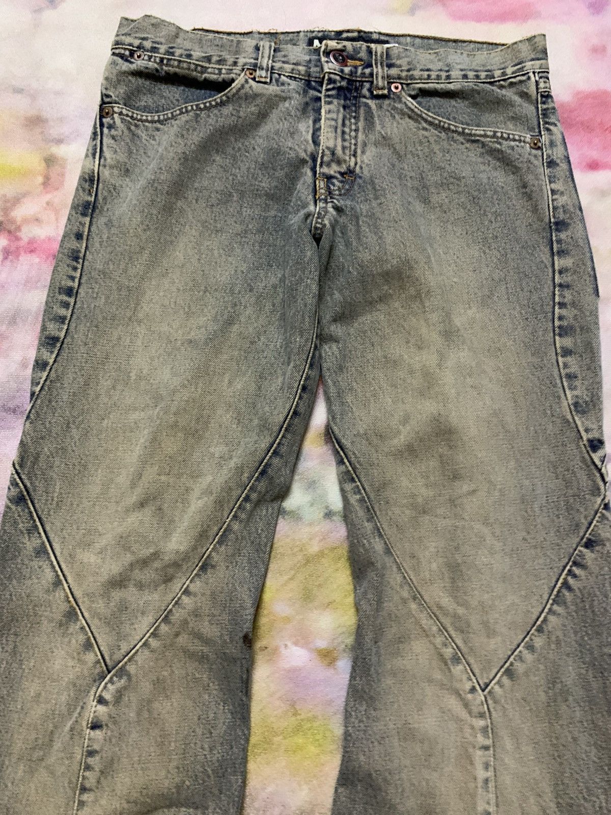 Andrew Mackenzie Flare Mud Washed Denim Share Spirit Lgb Goa If Six Size US 30 / EU 46 - 3 Thumbnail