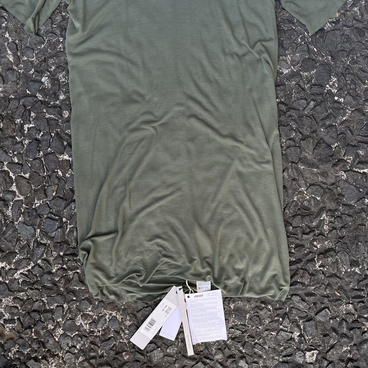 Rick Owens BNWT Rick Owens S/S2023 “EDFU” Basic Short Sleeve Tee “Moss” Size US XXL / EU 58 / 5 - 4 Thumbnail