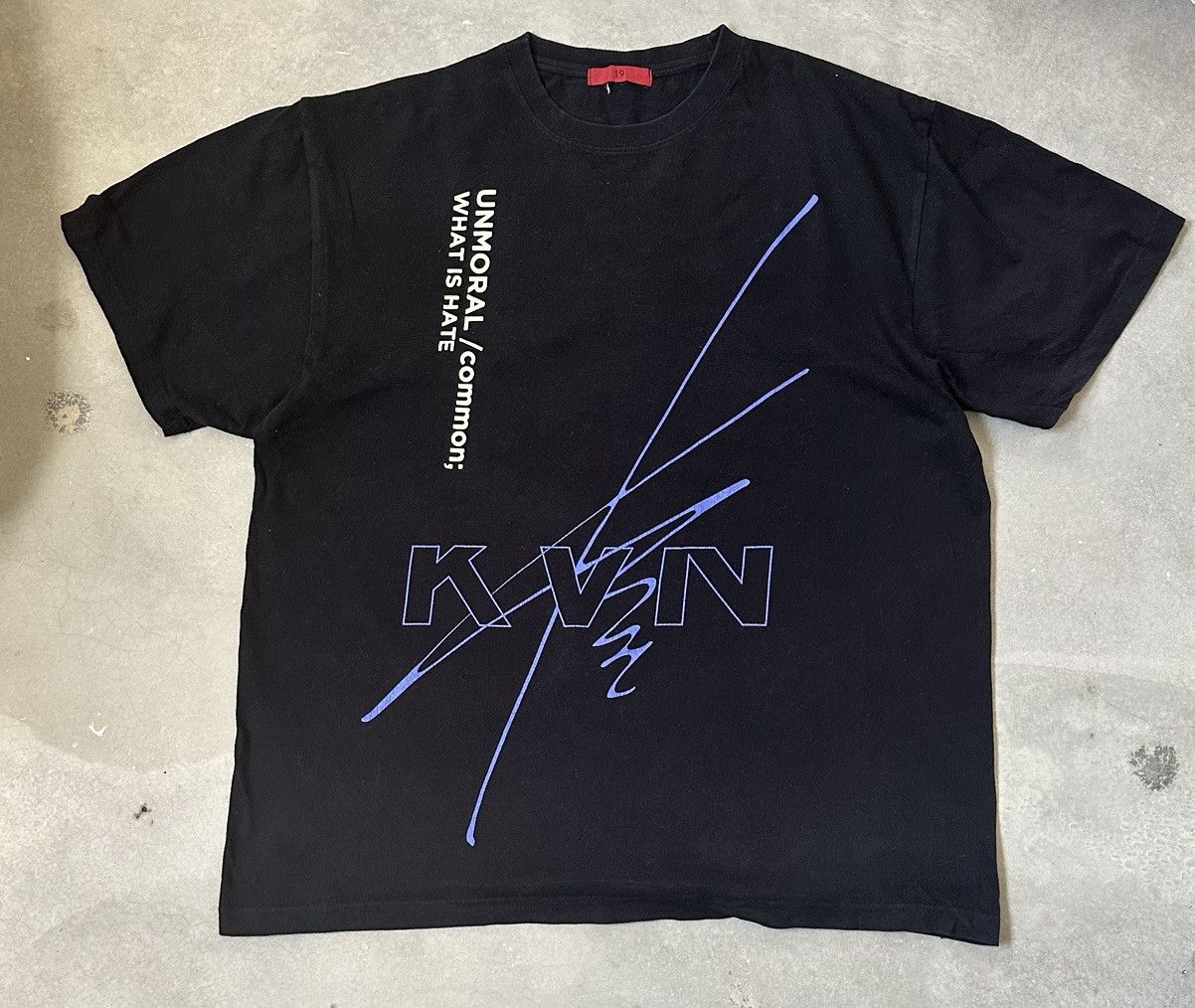 Japanese Brand KAVANE CLOTHING UNMORAL TEE Size US XXL / EU 58 / 5 - 2 Thumbnail