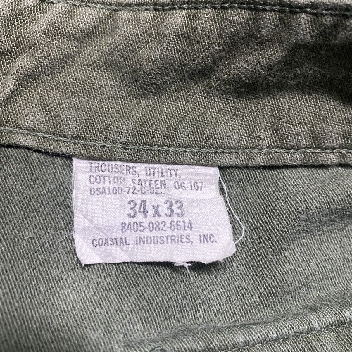 Vintage Vintage OG-107 Sateen US Army Fatigue Pants Size 32" / US 10 / IT 46 - 19 Thumbnail