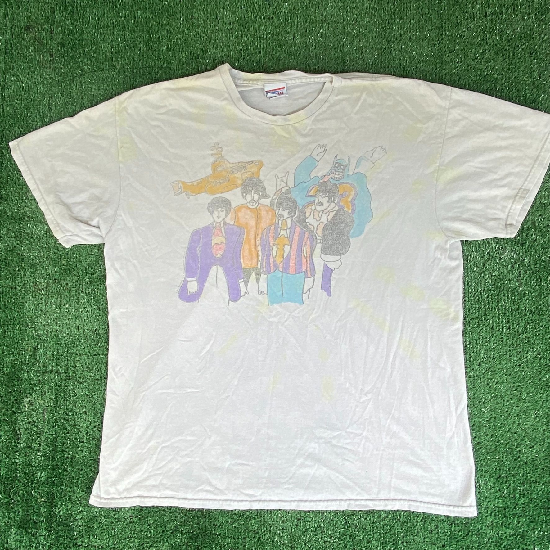Band Tees Vintage Y2K The Beatles Shirt Gray 60s Hippie Rock Band Tee Size US M / EU 48-50 / 2 - 1 Thumbnail