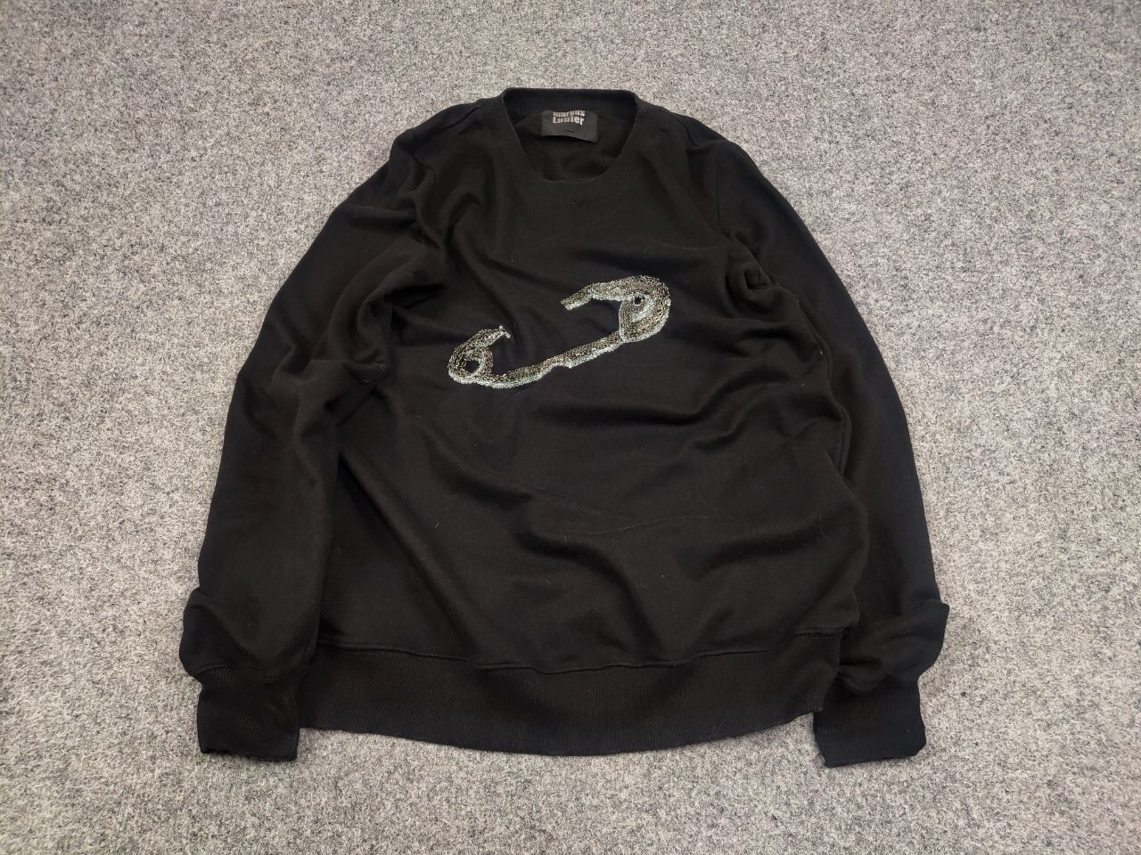 Neiman Marcus Markus Lupfer Design Embroidered paper clip logo Sweatshirt Size US S / EU 44-46 / 1 - 2 Thumbnail