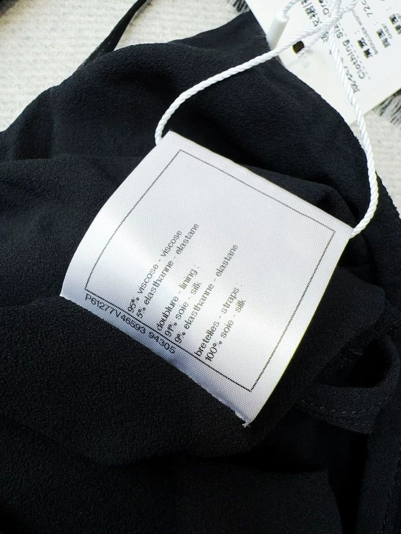 Chanel Chanel Black jumpsuit trousers Size 25" / US 0 / IT 36 - 9 Thumbnail