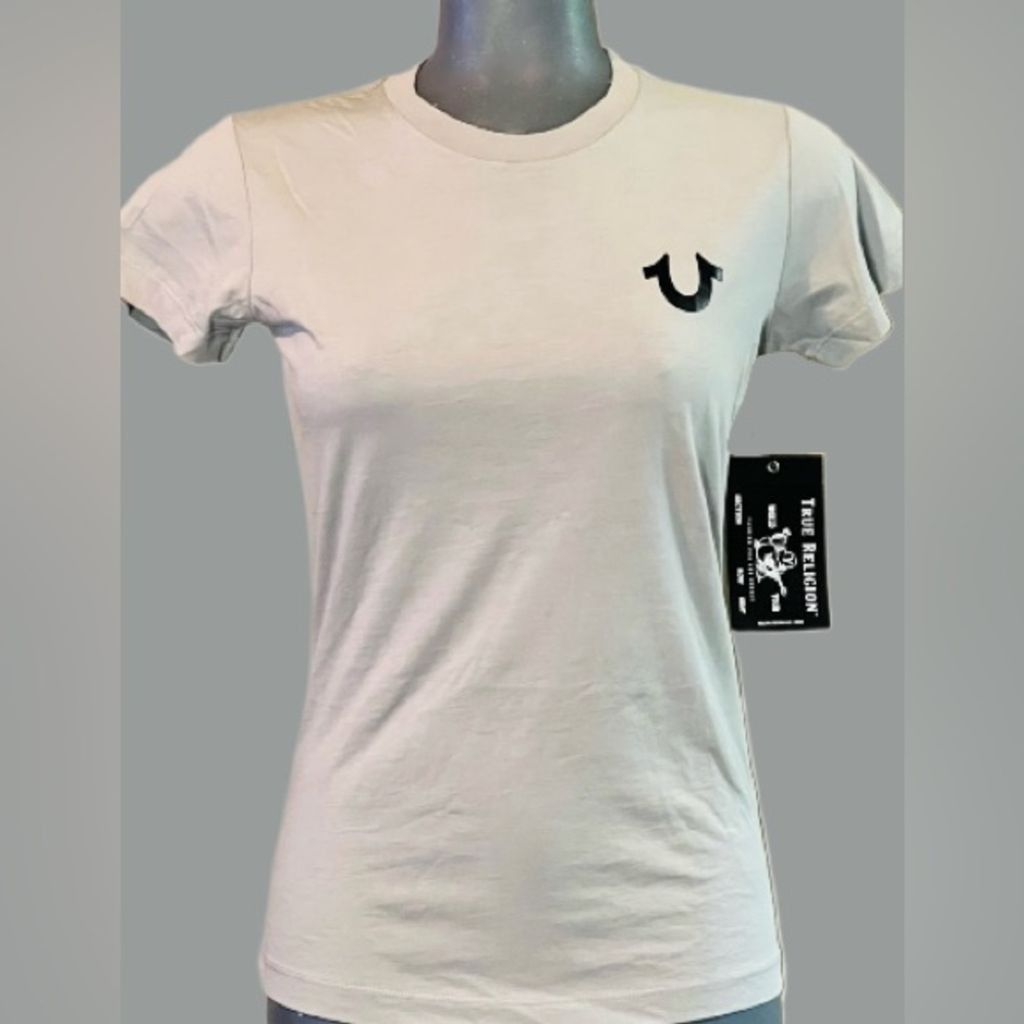 True Religion TRUE RELIGION Crafted With Pride Since LOGO Fitted Tshirt Size XS / US 0-2 / IT 36-38 - 1 Thumbnail