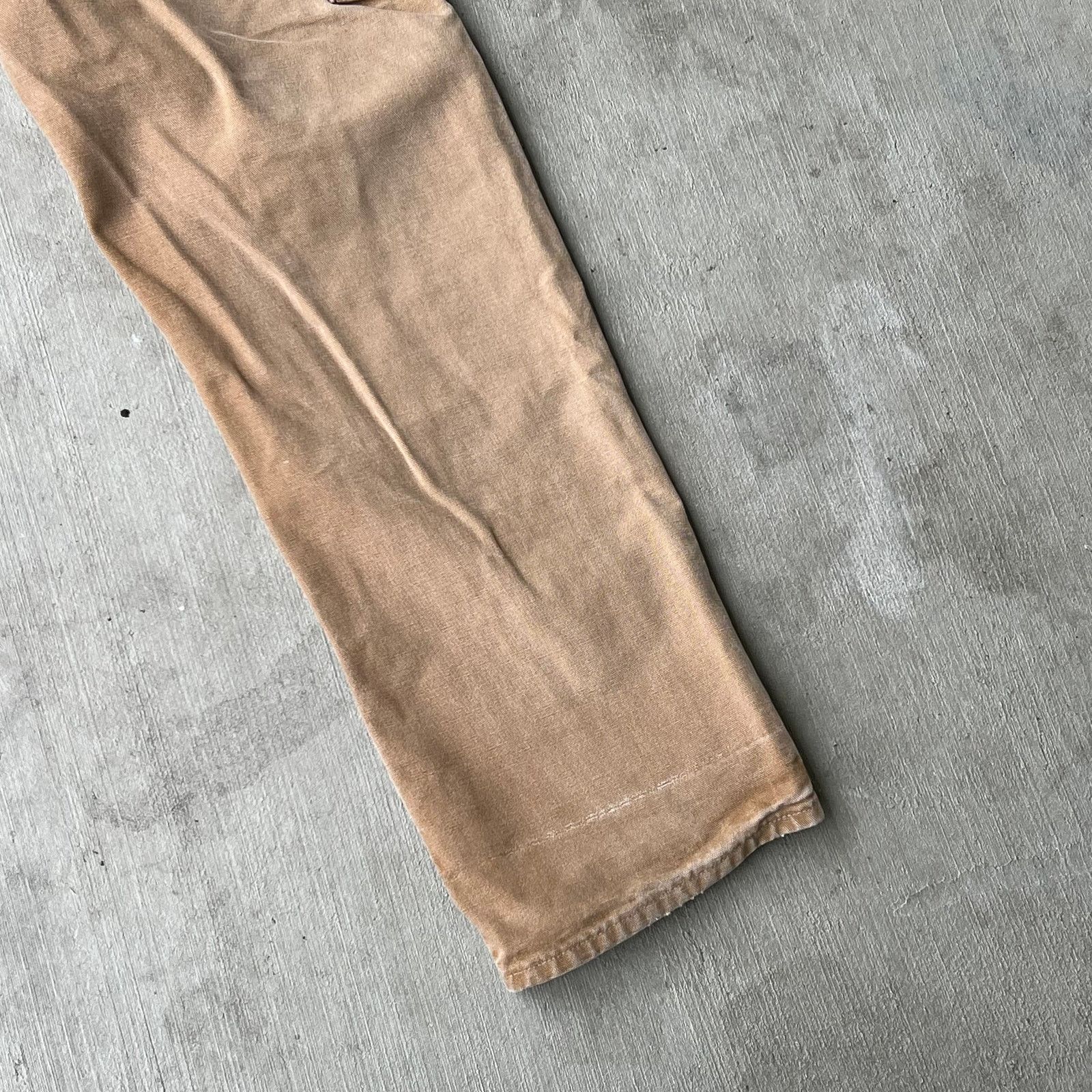 Carhartt × Vintage Carhartt faded brown double knee work wear carpenter pants Size US 31 - 11 Thumbnail