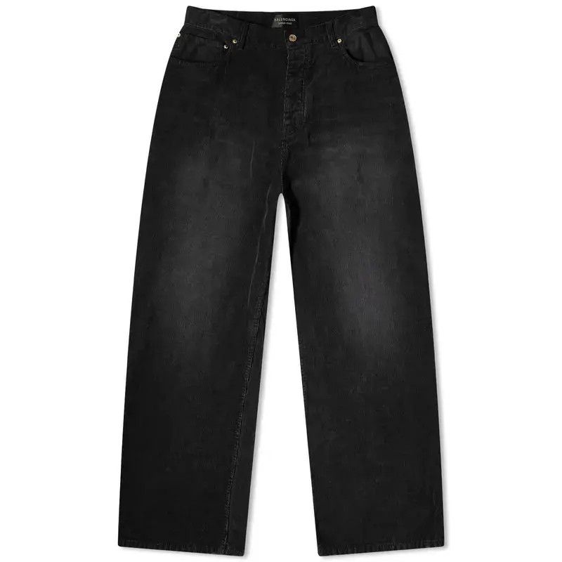 Balenciaga o1in1g0126 Baggy Pants in Black Size US 28 / EU 44 - 1 Thumbnail