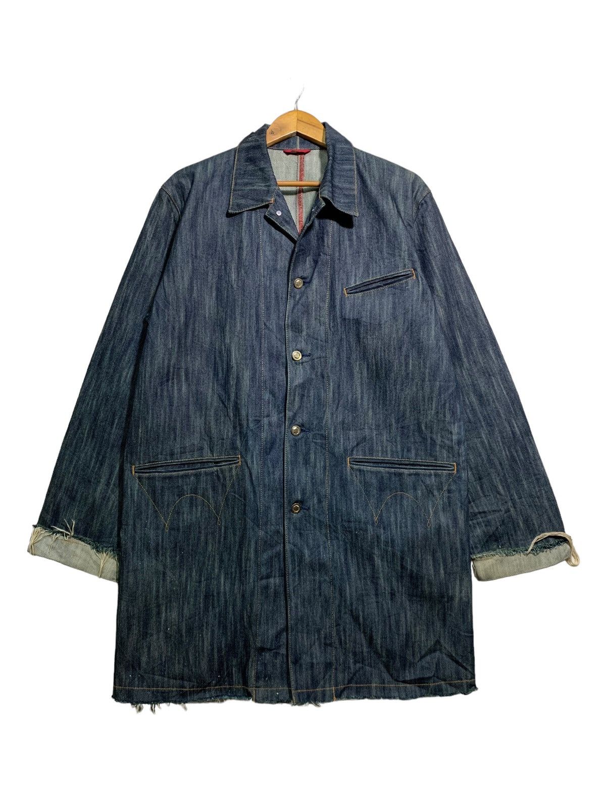Edwin 🔥EDWIN DENIM JACKETS DARKBLUE Size US L / EU 52-54 / 3 - 1 Thumbnail