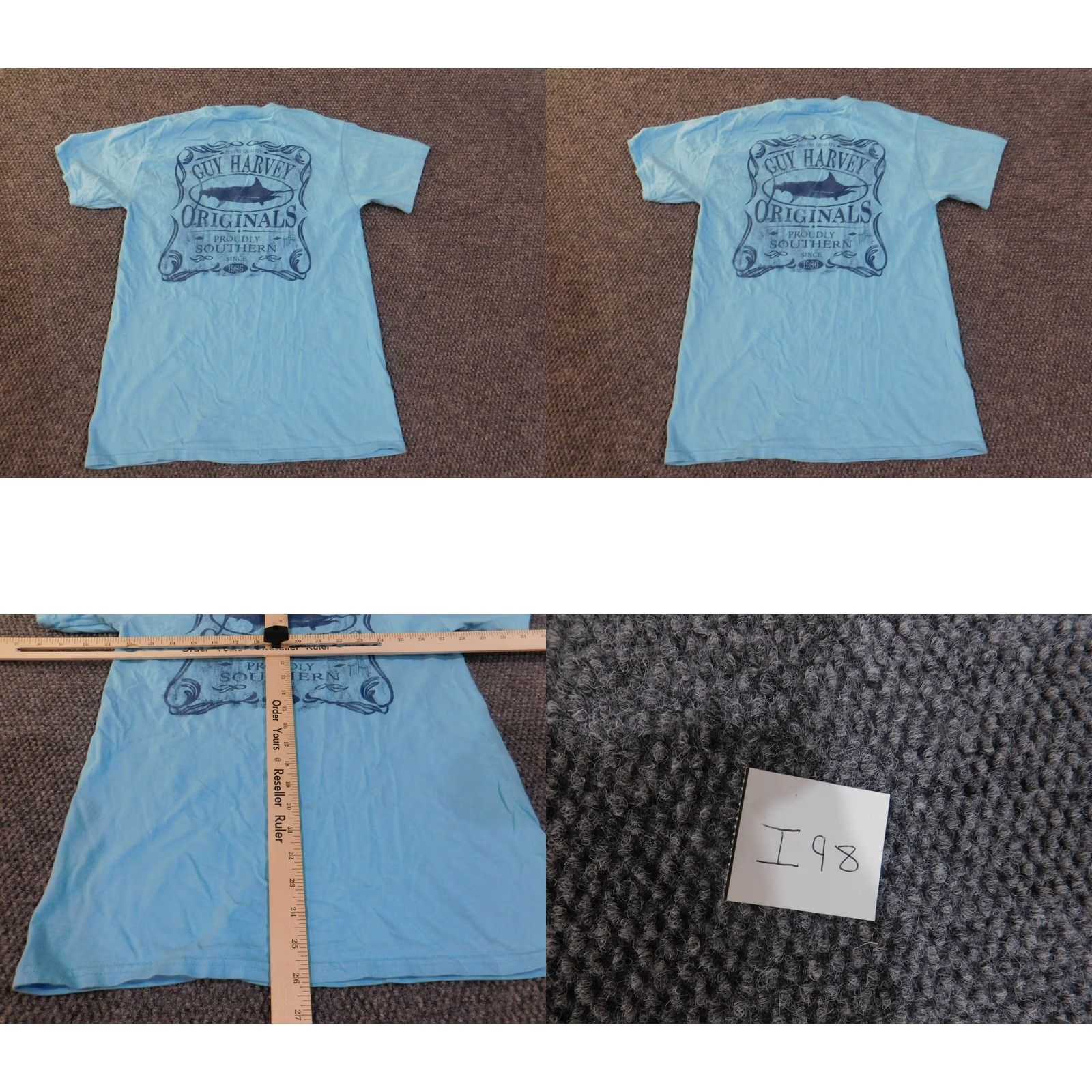 Guy Harvey Guy Harvey T-Shirt Mens Small Blue Pocket Fish Beach Graphic Crew Neck Short Sleeve Cotton Logo Vintage No Size US S / EU 44-46 / 1 - 8 Thumbnail