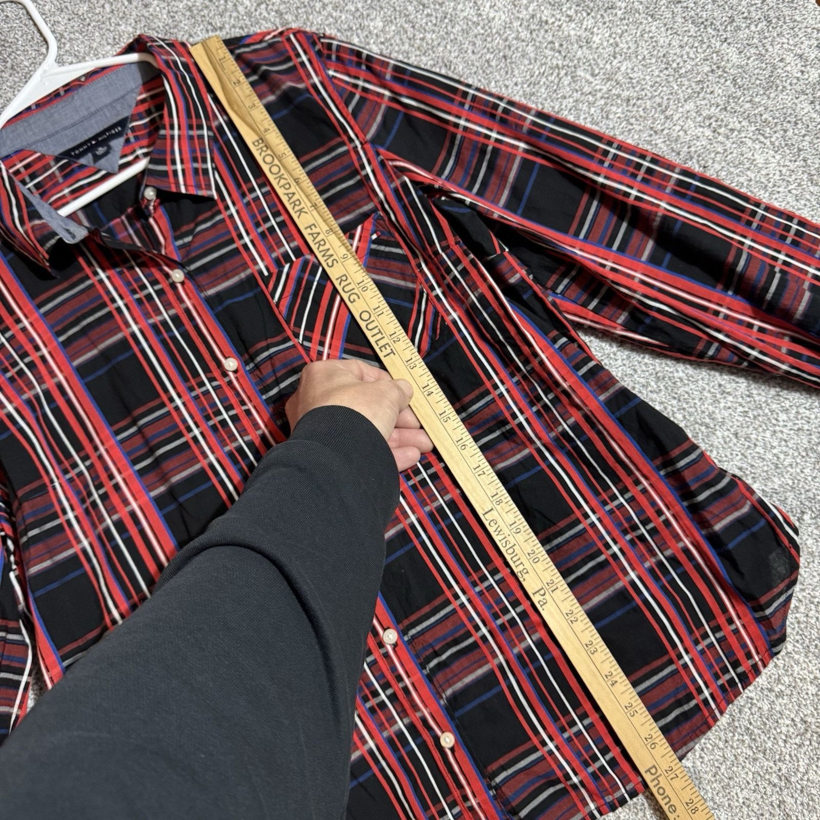 Tommy Hilfiger Tommy Hilfiger Shirt Women XL Academia Plaid Button Up Size XL / US 12-14 / IT 48-50 - 2 Thumbnail