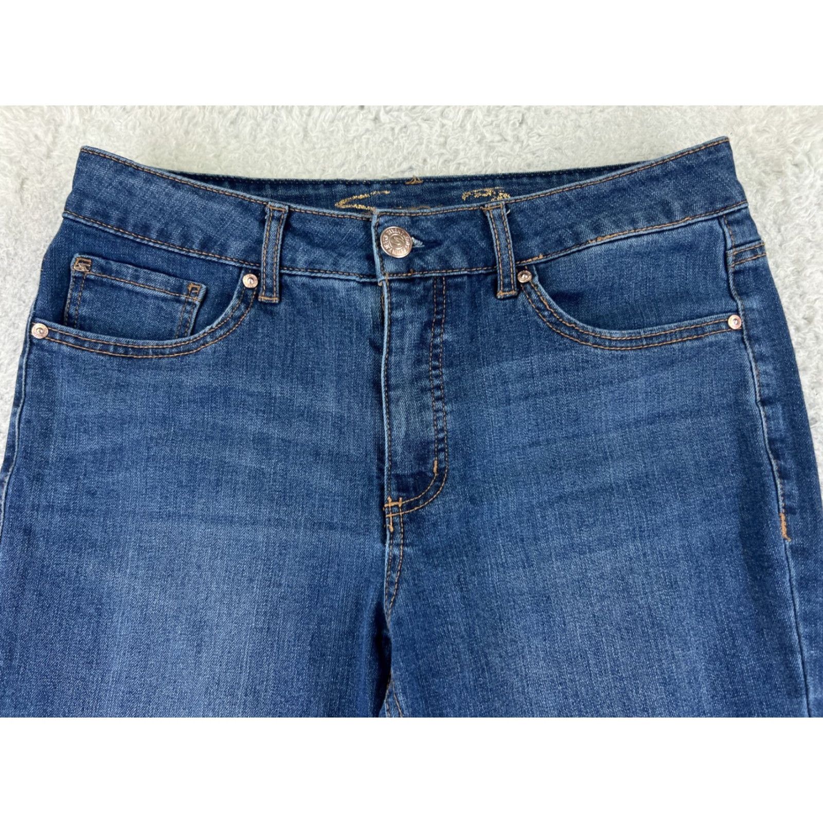 Vintage Seven7 Jeans Women Skinny Denim Blue 28x29 Medium Rise 6 Regular Cotton Blend 5-Pocket Distressed Vintage No Size 28" / US 6 / IT 42 - 4 Thumbnail