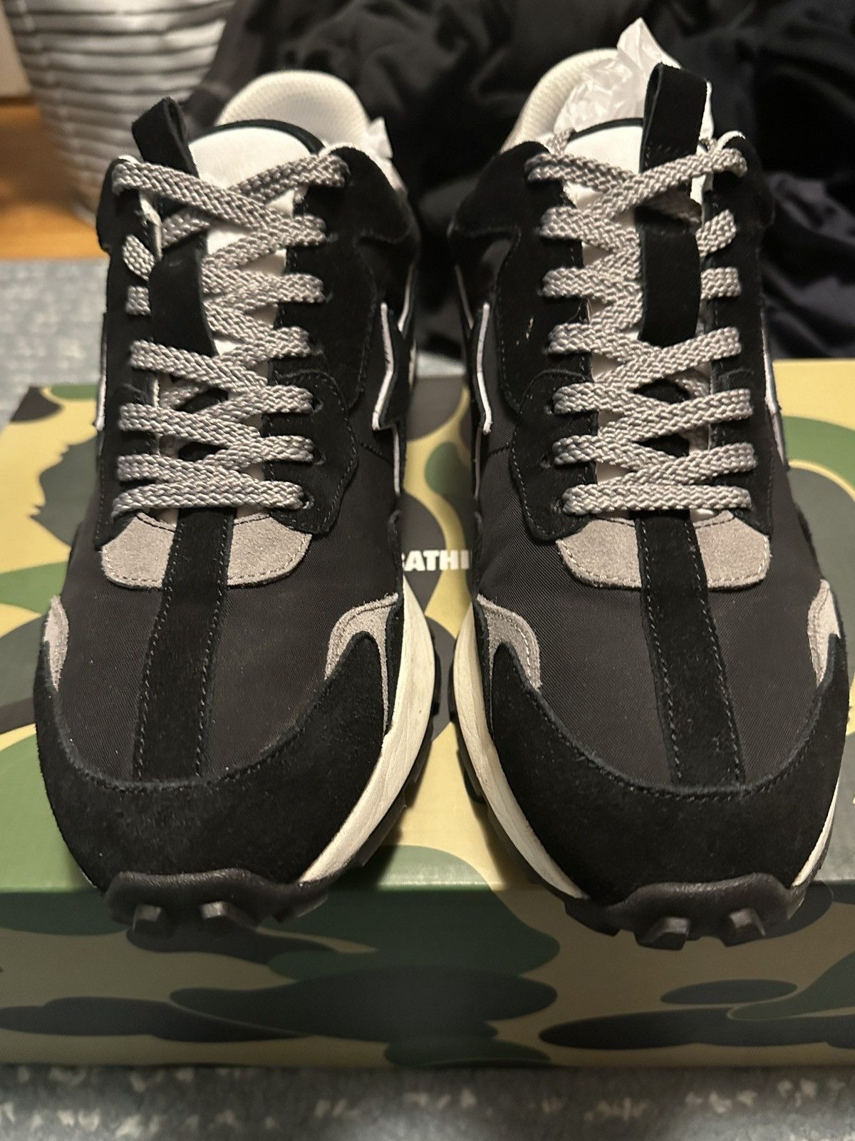 Bape Bape Roadsta Express #3 M1 ‘Black’ Size US 11 / EU 44 - 4 Thumbnail